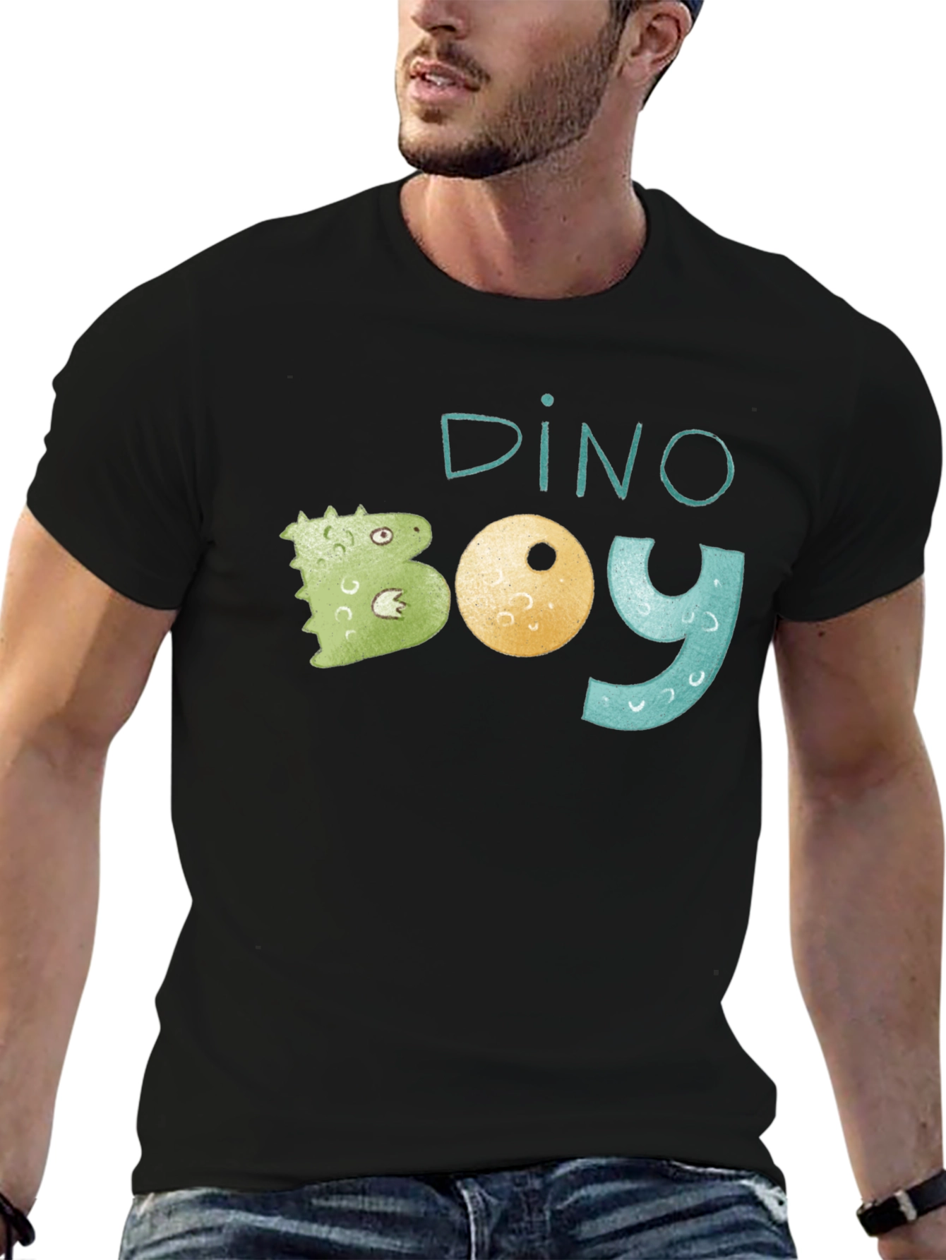 Dino Boy Graphic Tee - Fun Kids T-Shirt