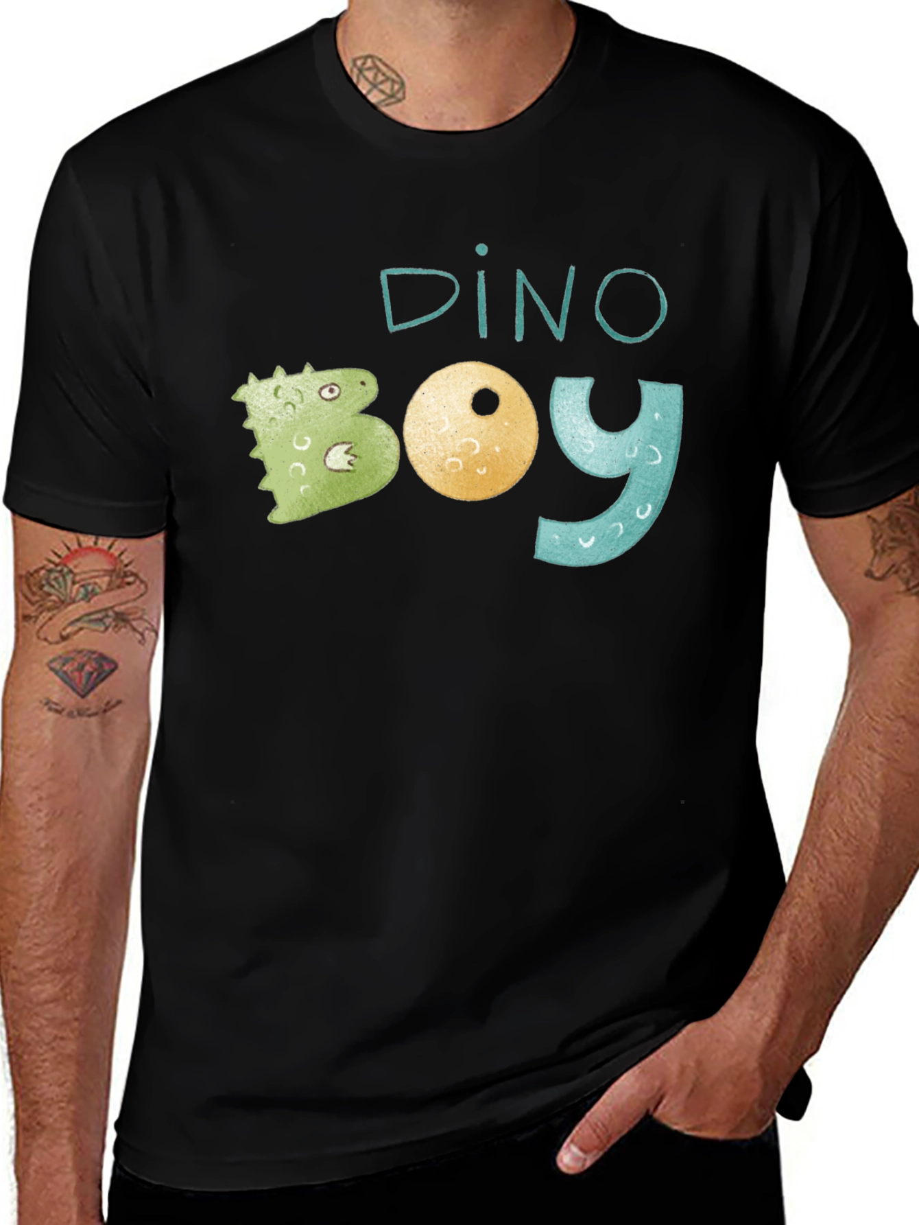 Dino Boy Graphic Tee - Fun Kids T-Shirt