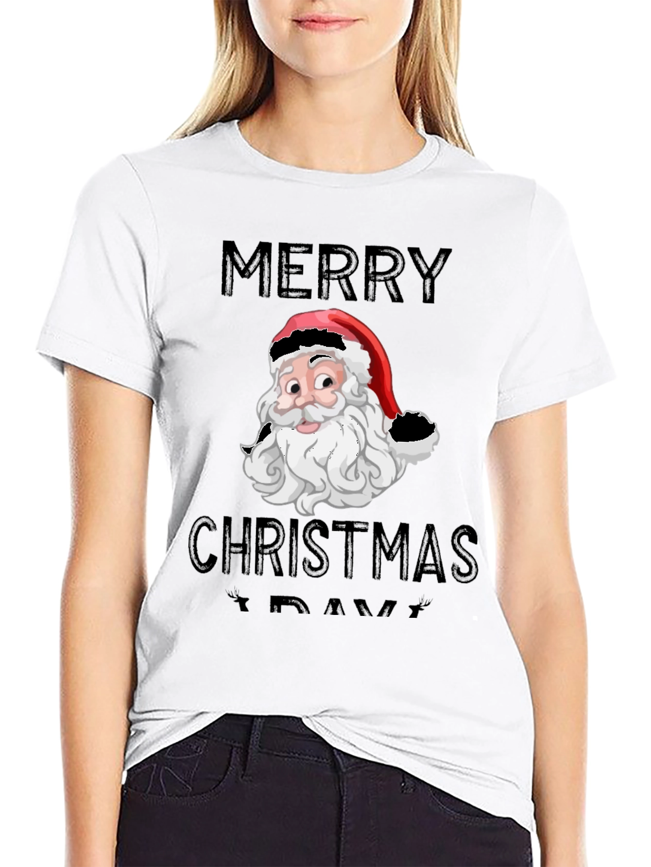 Merry Christmas Santa Graphic Tee
