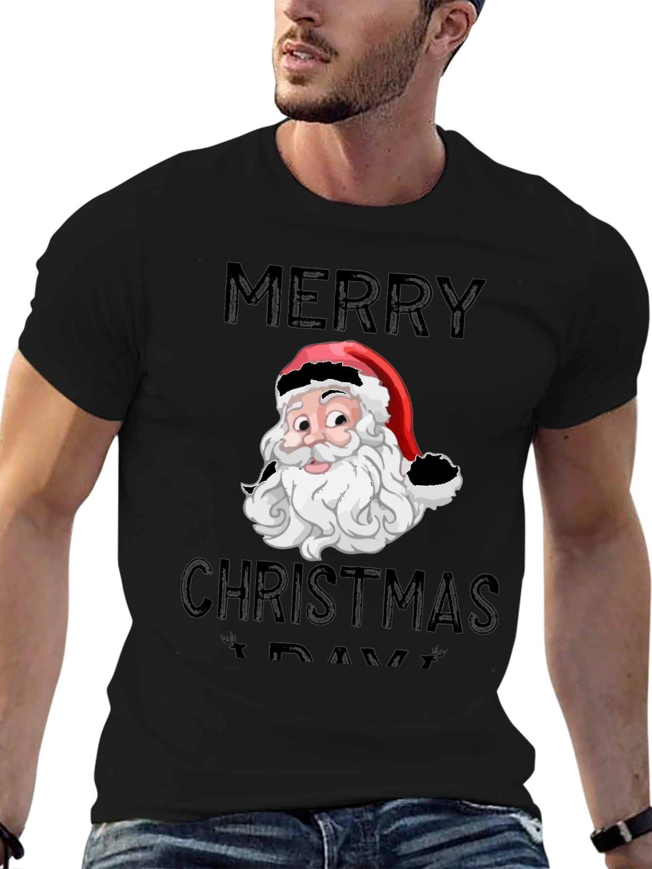 Merry Christmas Santa Graphic Tee
