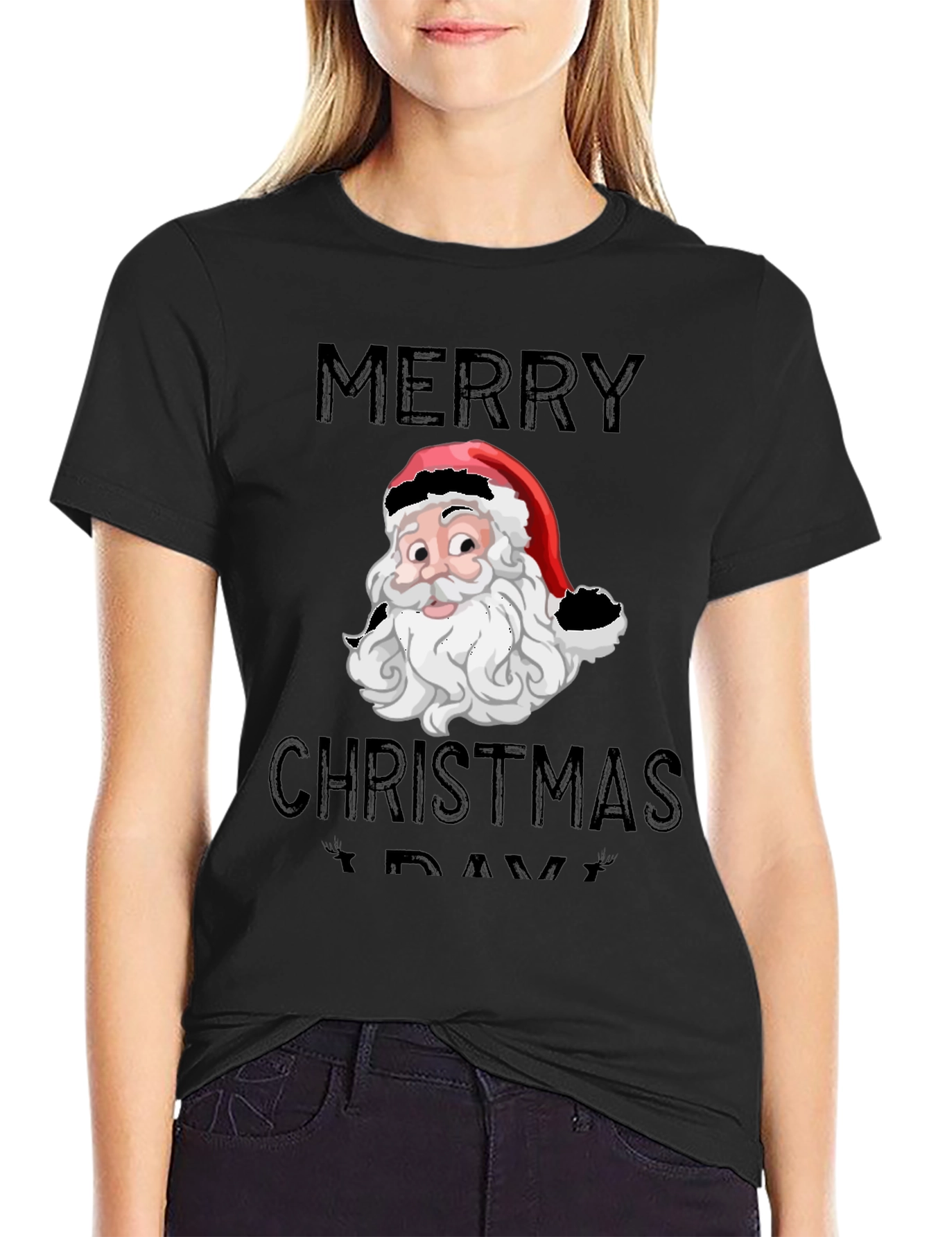 Merry Christmas Santa Graphic Tee
