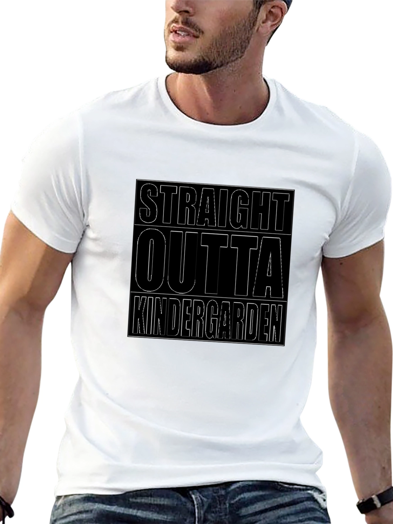 Straight Outta Kindergarten Graphic Tee