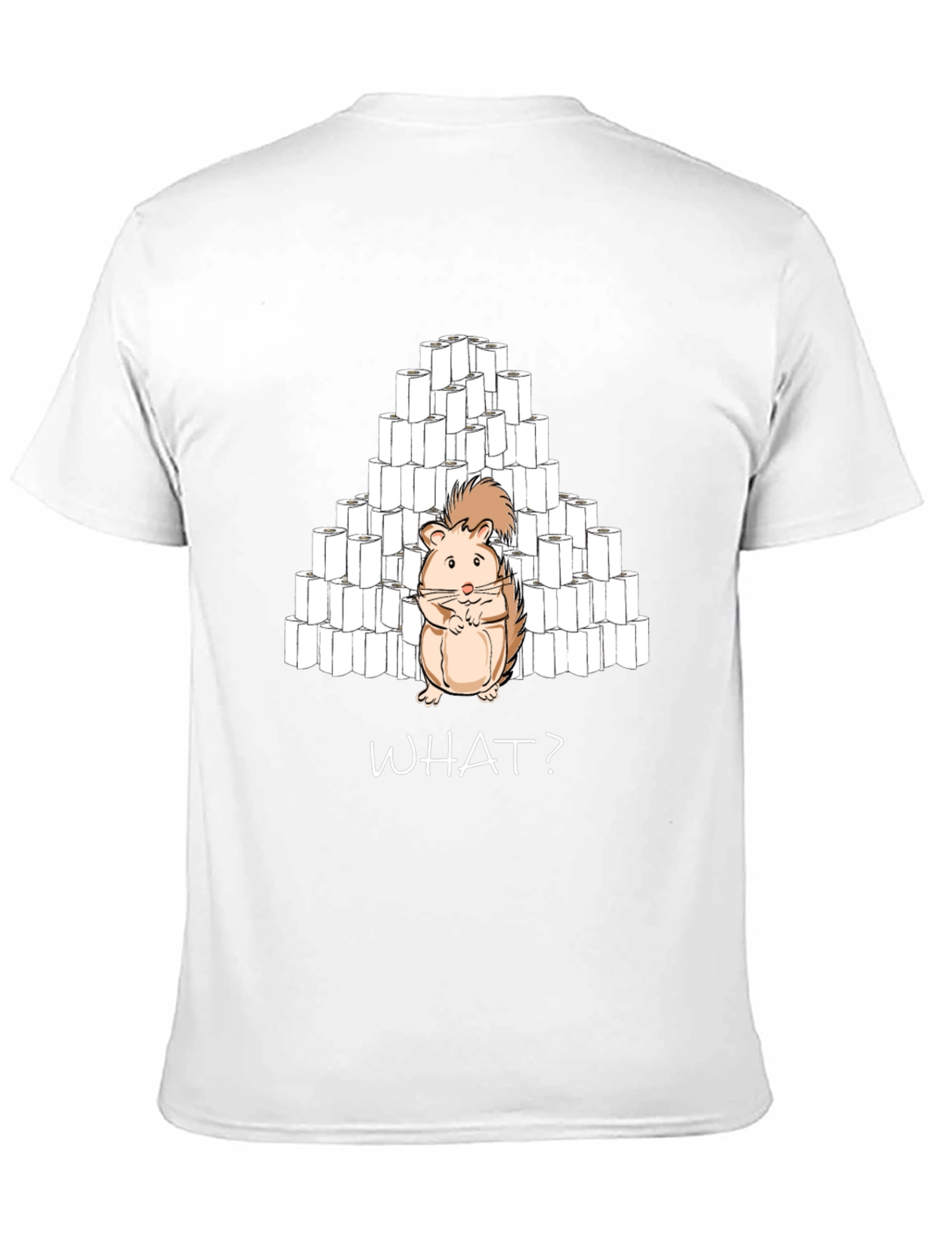 Funny Squirrel Toilet Paper Hoarder Tee