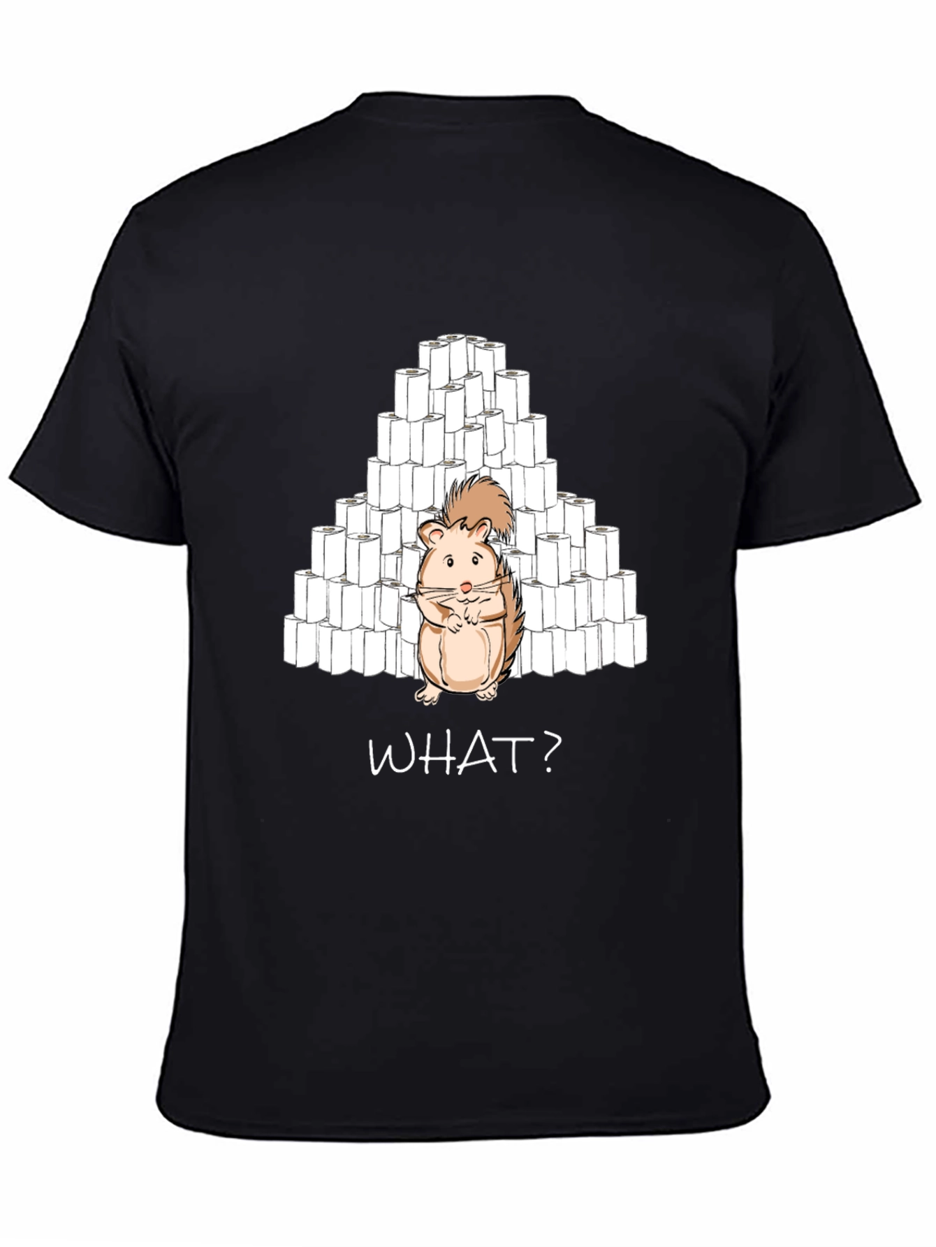 Funny Squirrel Toilet Paper Hoarder Tee