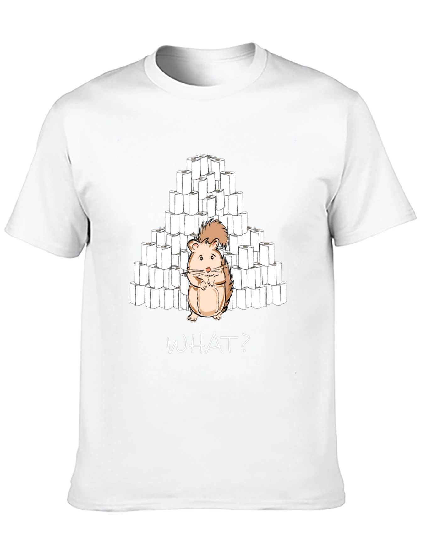 Funny Squirrel Toilet Paper Hoarder Tee