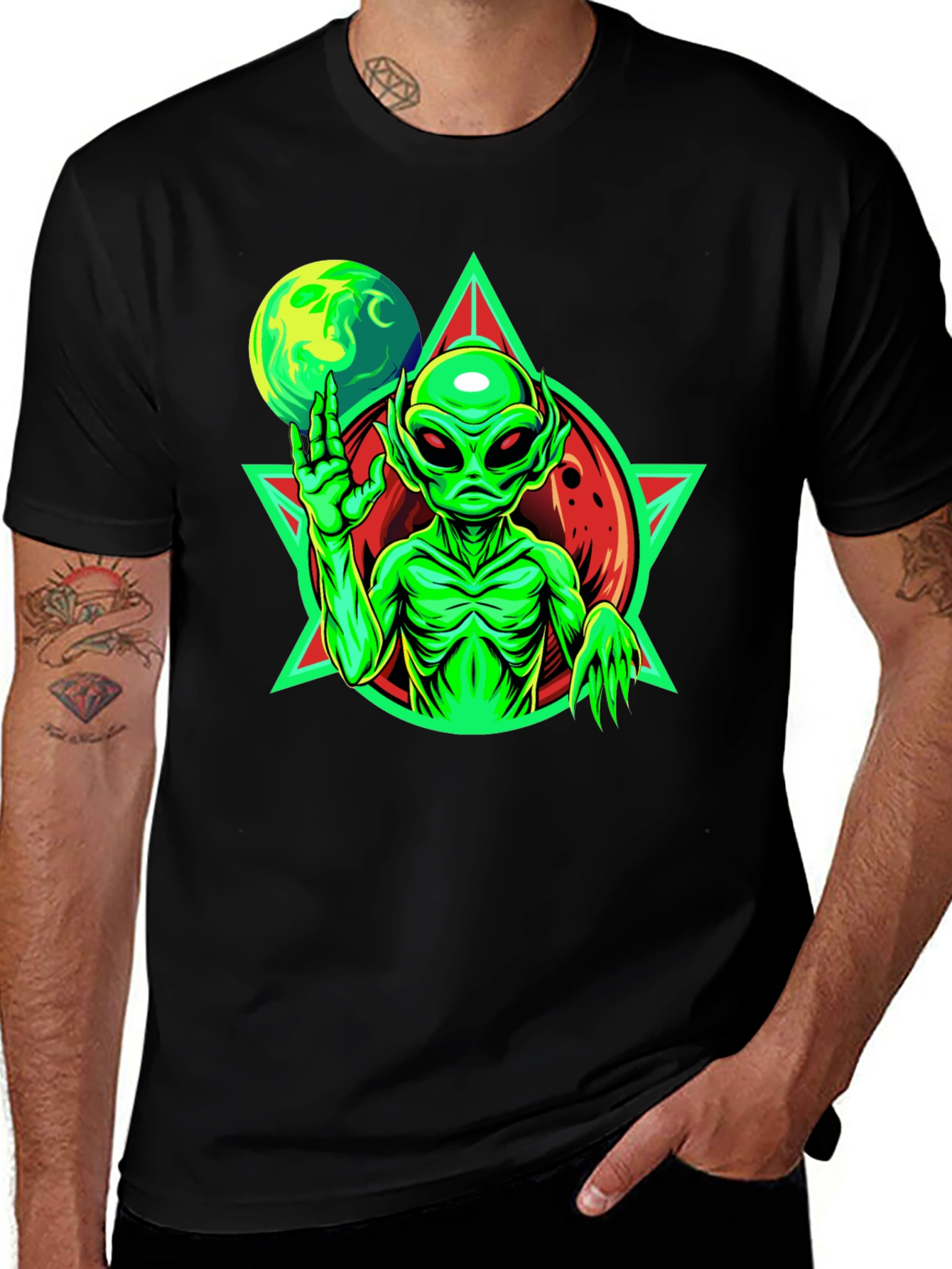 Retro Alien Graphic Tee
