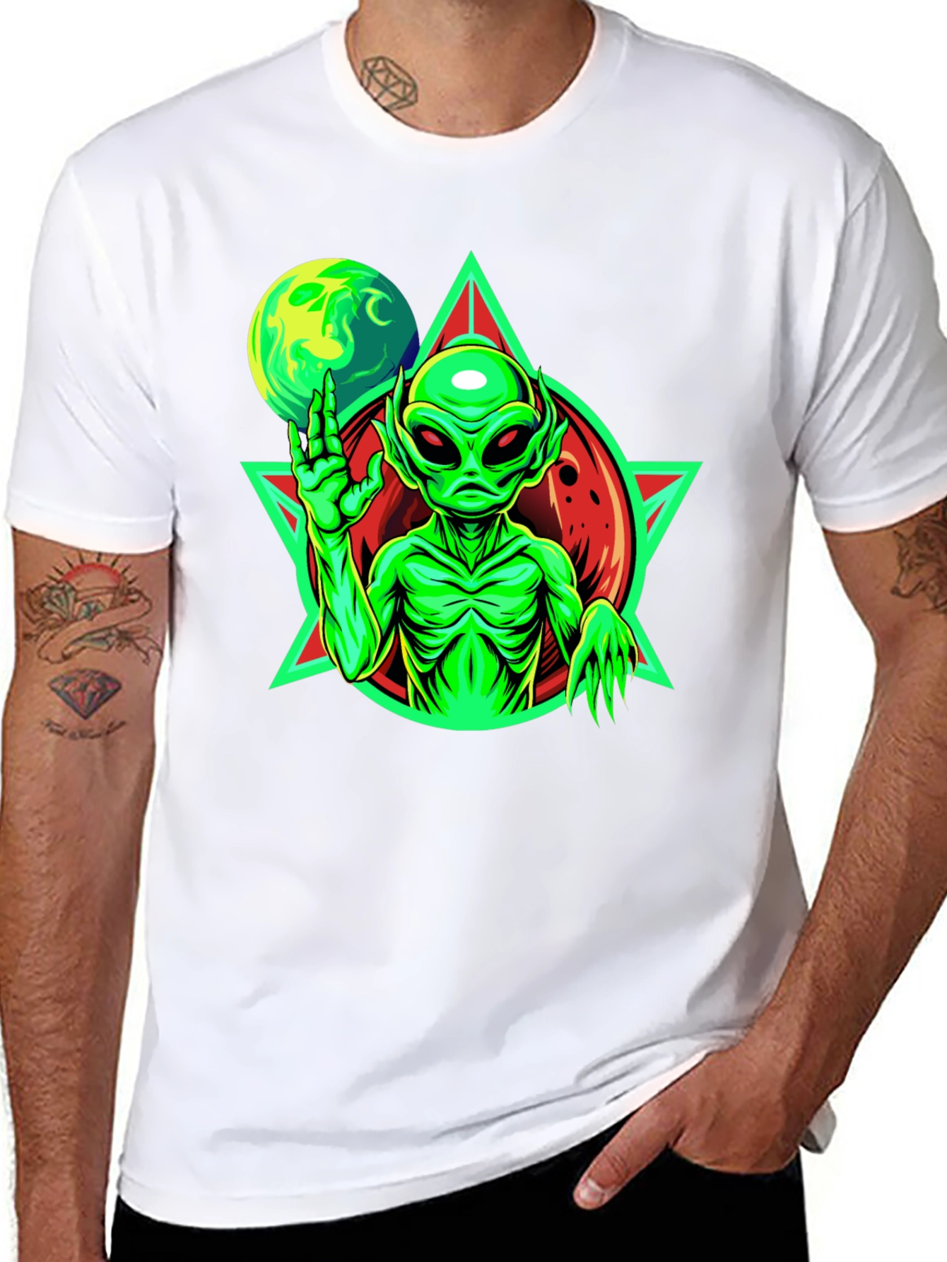 Retro Alien Graphic Tee