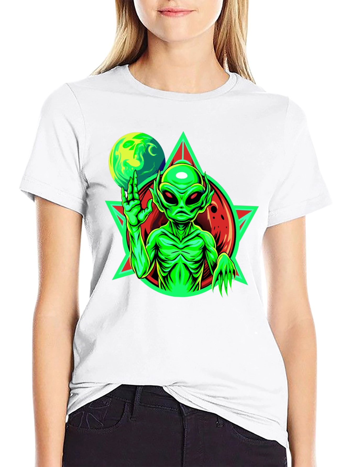 Retro Alien Graphic Tee