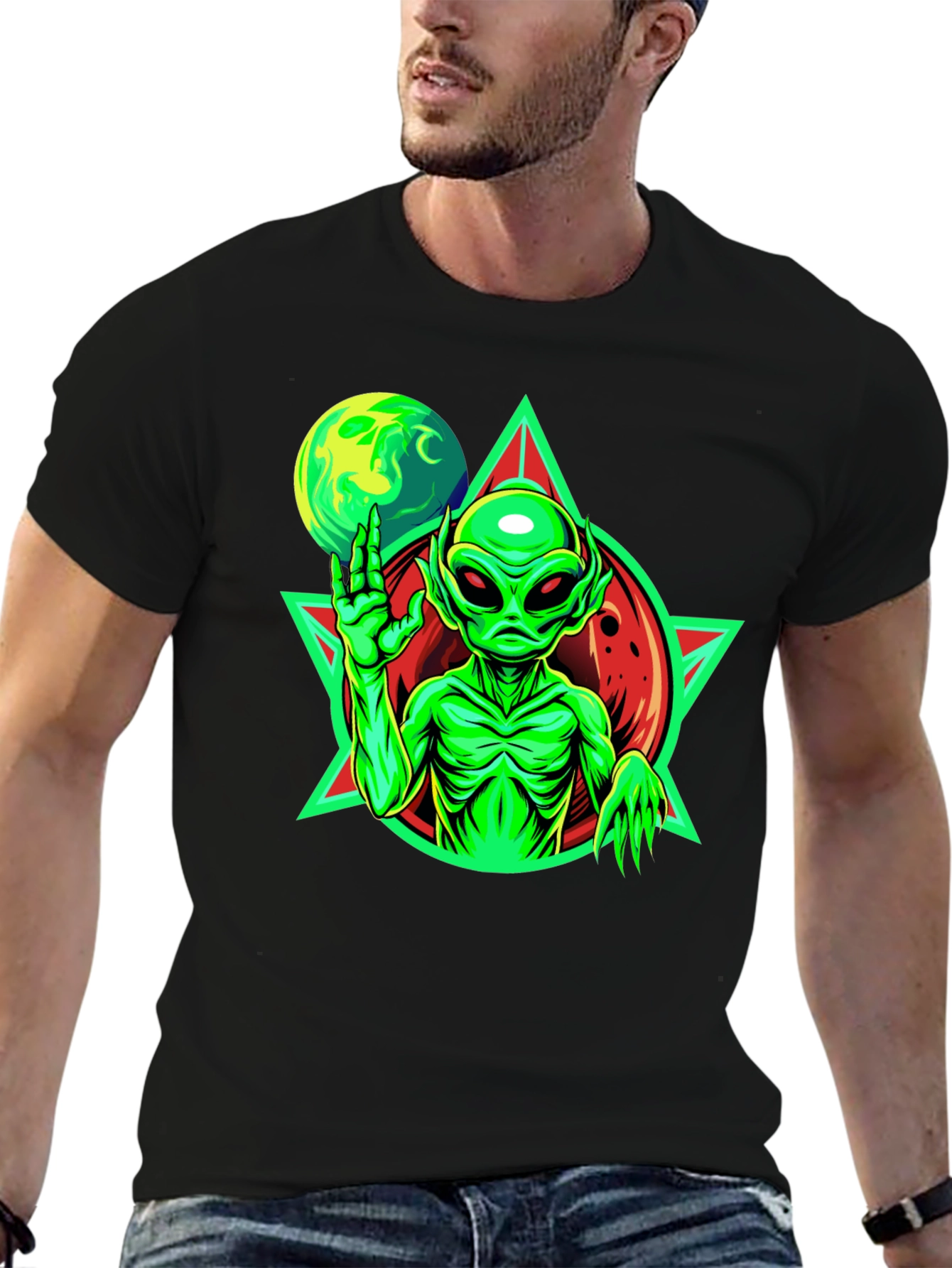 Retro Alien Graphic Tee