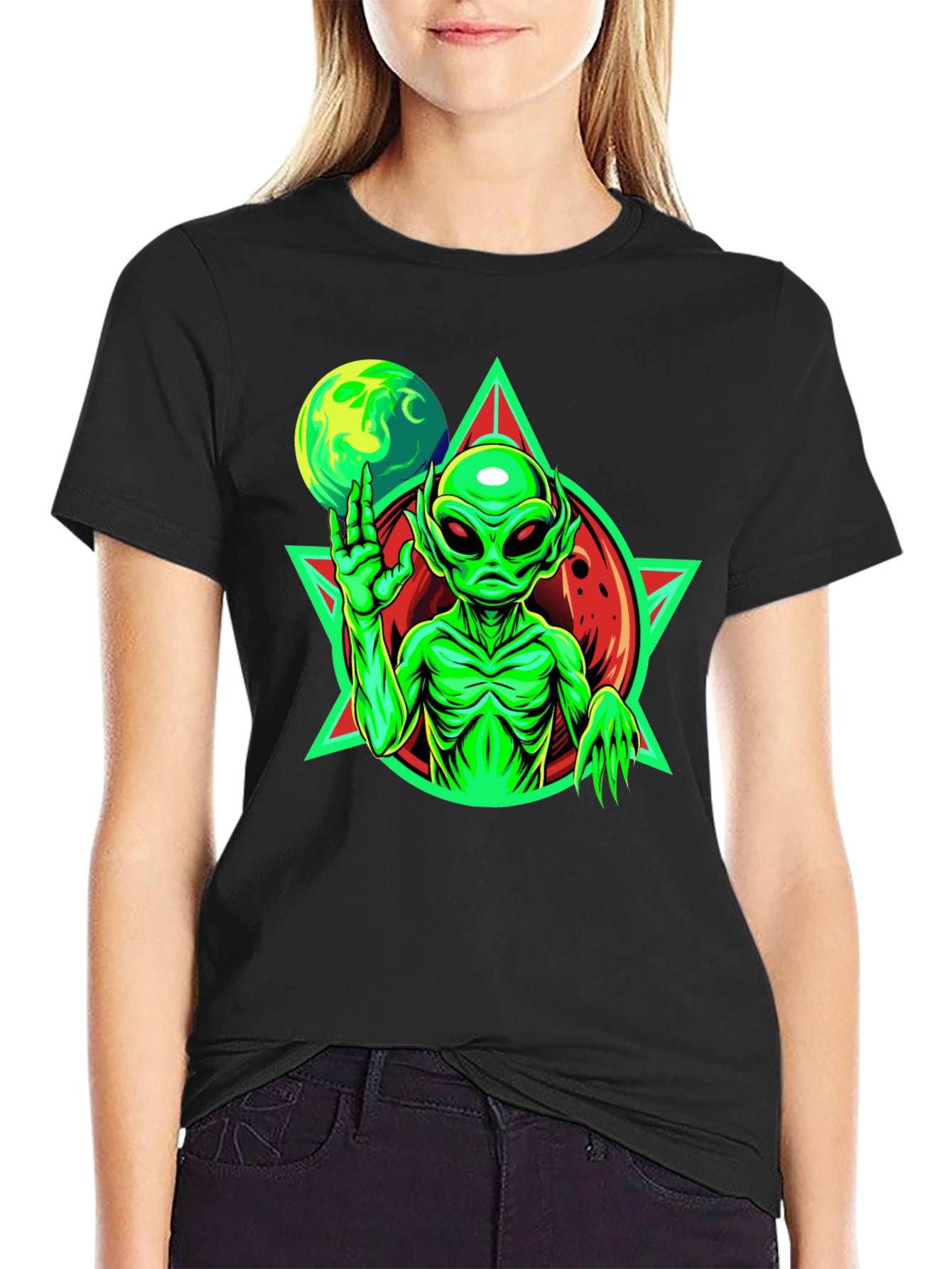 Retro Alien Graphic Tee