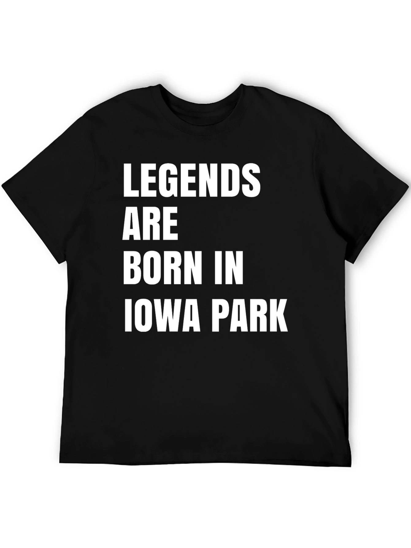 Legends Born in Iowa Park Graphic T-Shirt