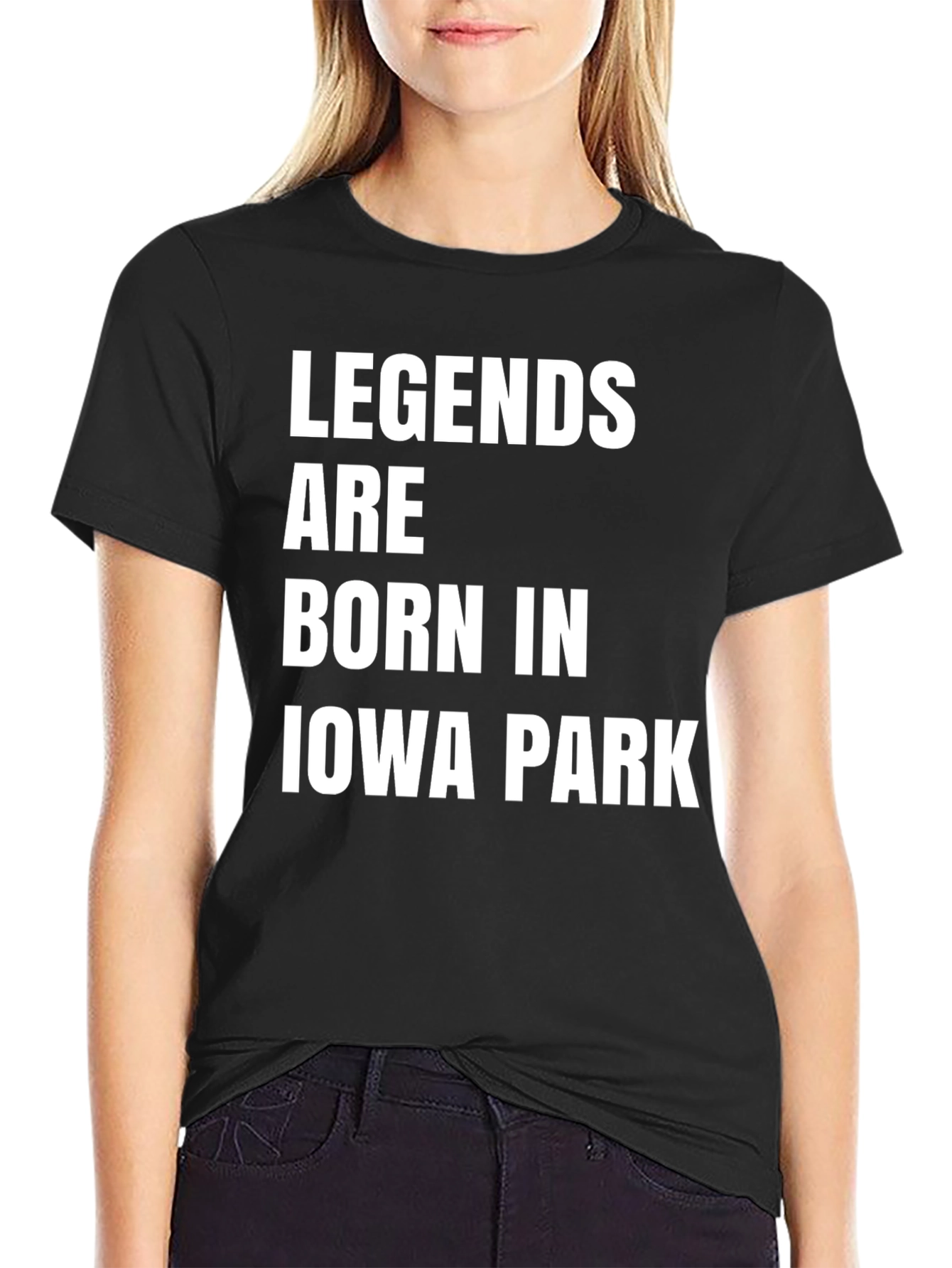 Legends Born in Iowa Park Graphic T-Shirt