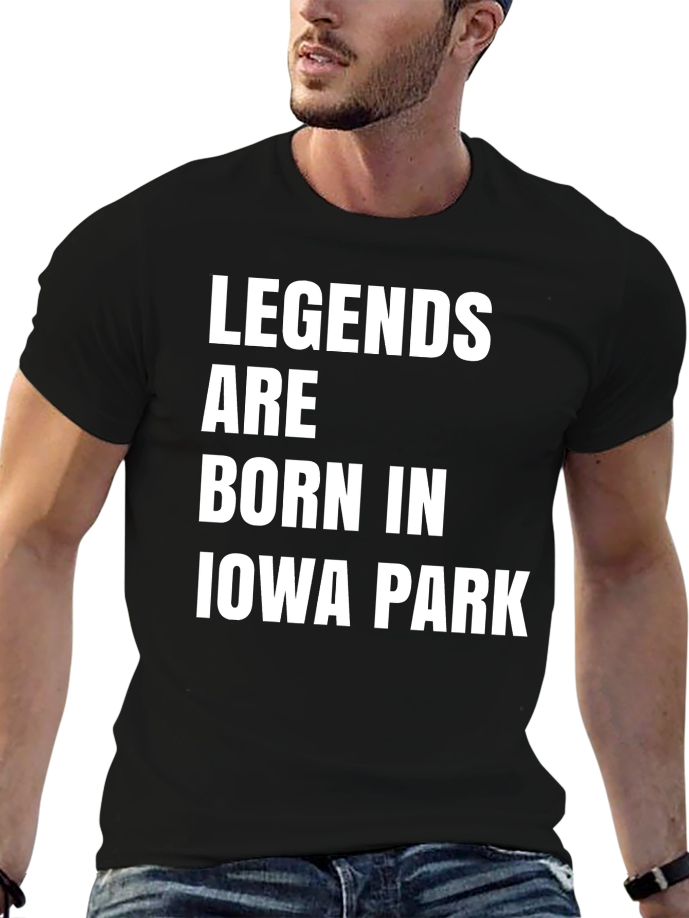 Legends Born in Iowa Park Graphic T-Shirt