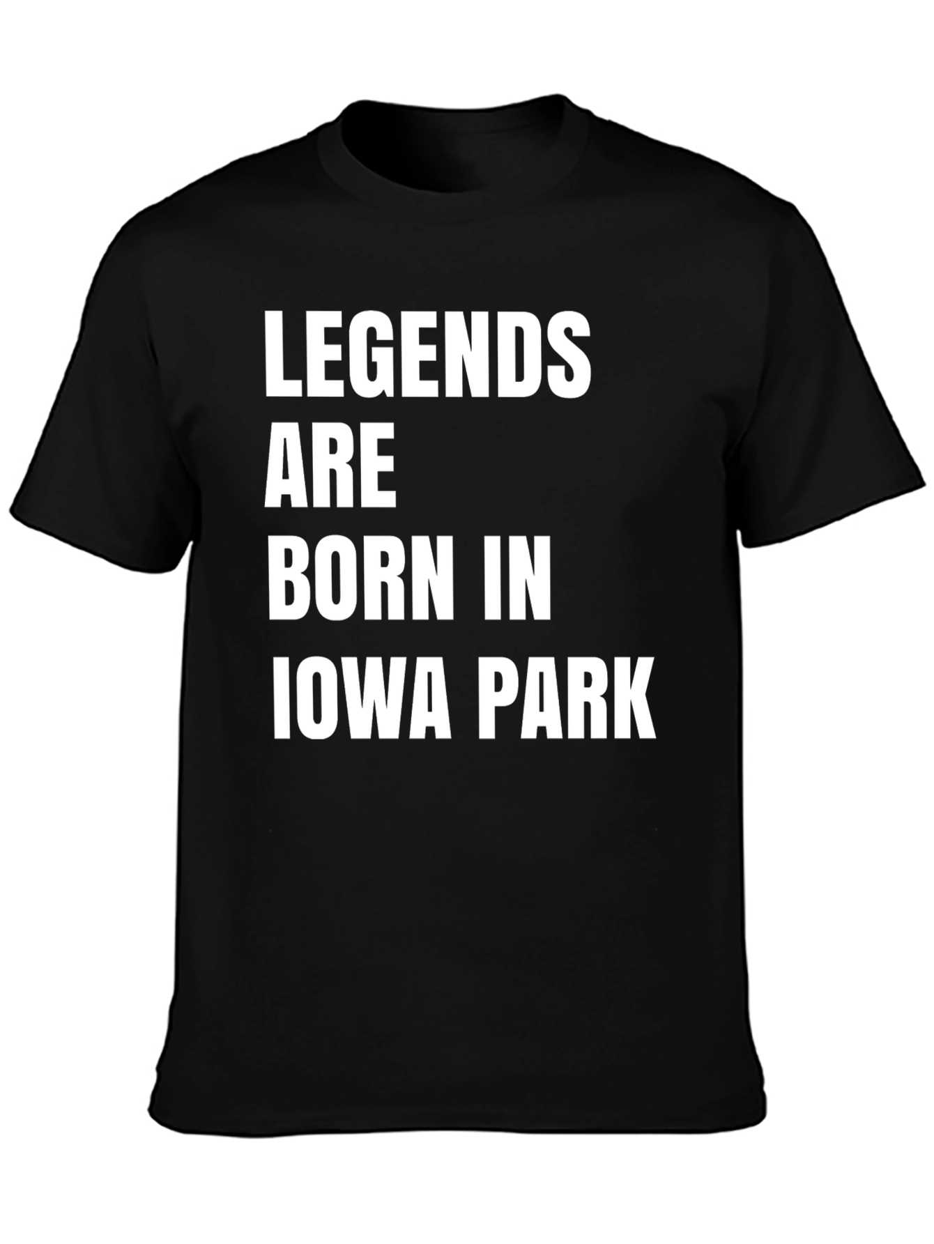 Legends Born in Iowa Park Graphic T-Shirt