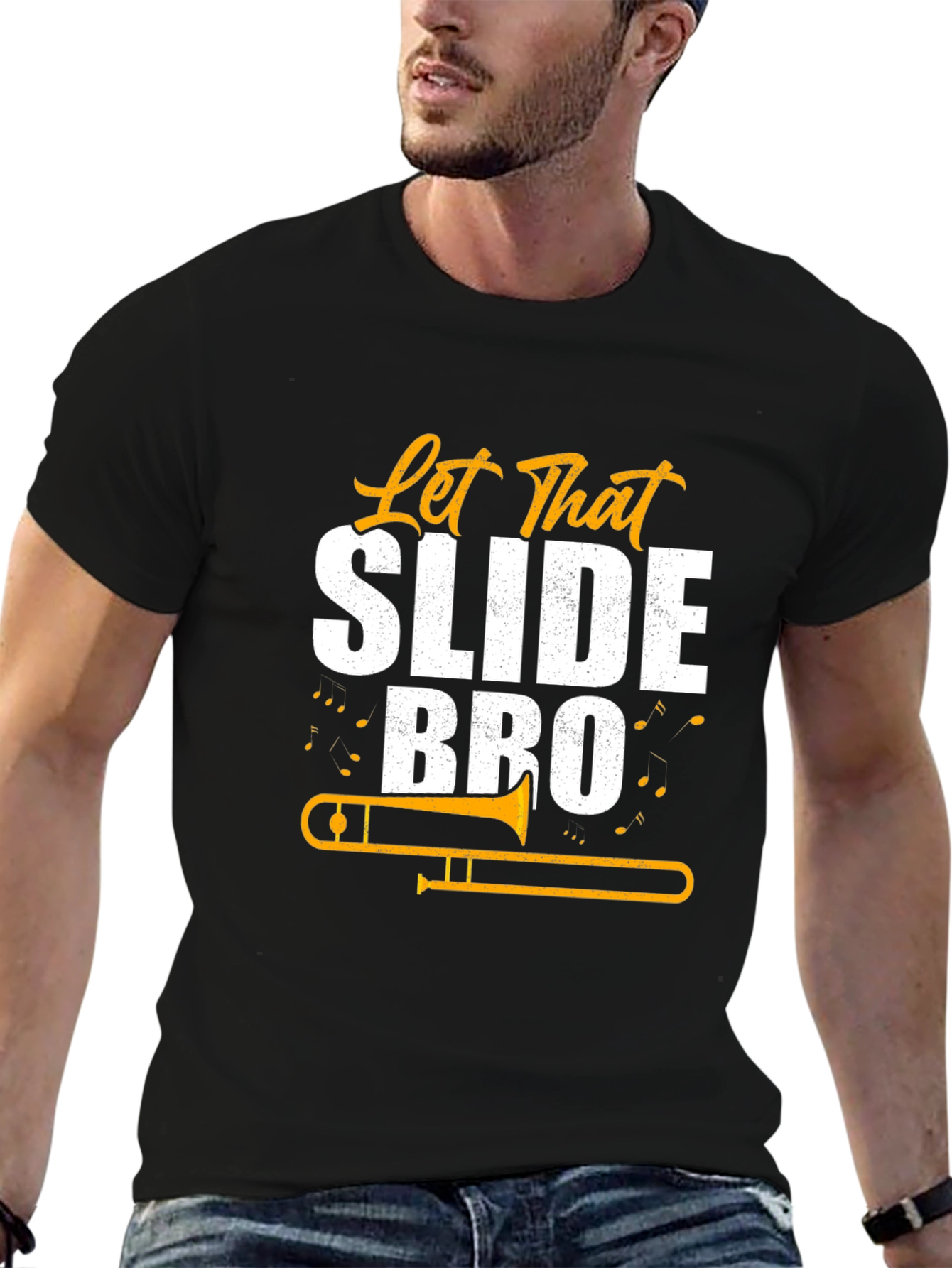 Let That Slide Bro Trombone T-Shirt