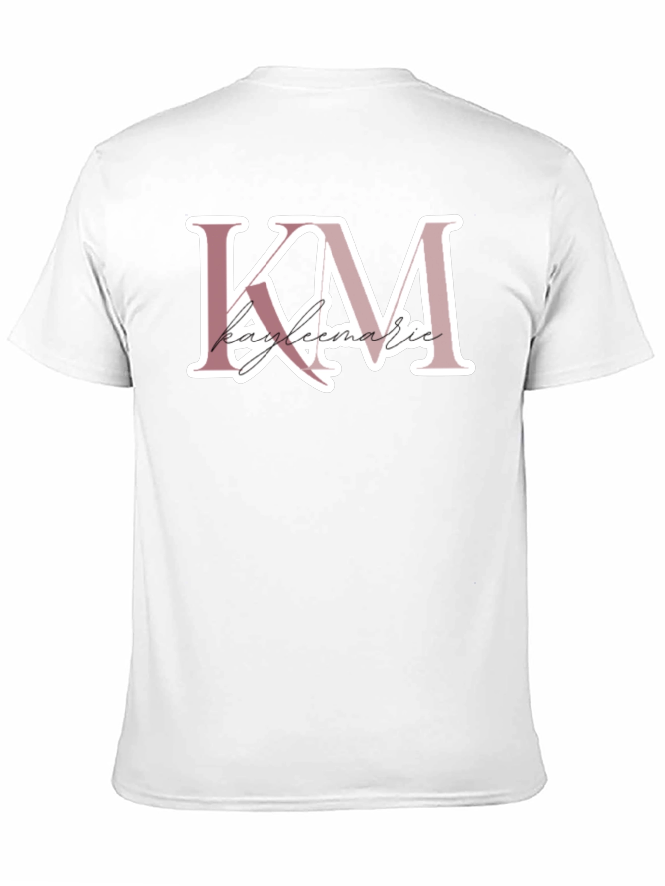 Kayleemarie Initials KM Black Tee