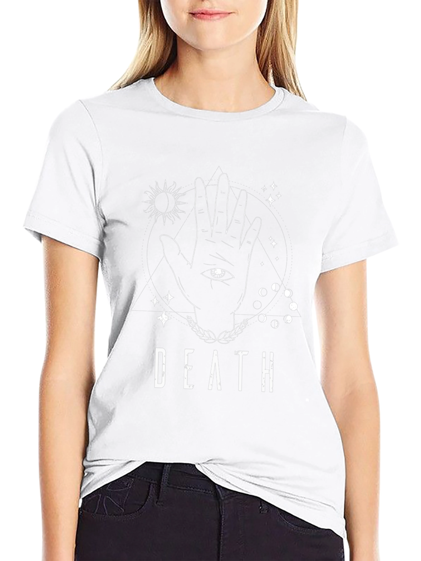 Occult Hand Black Graphic T-Shirt