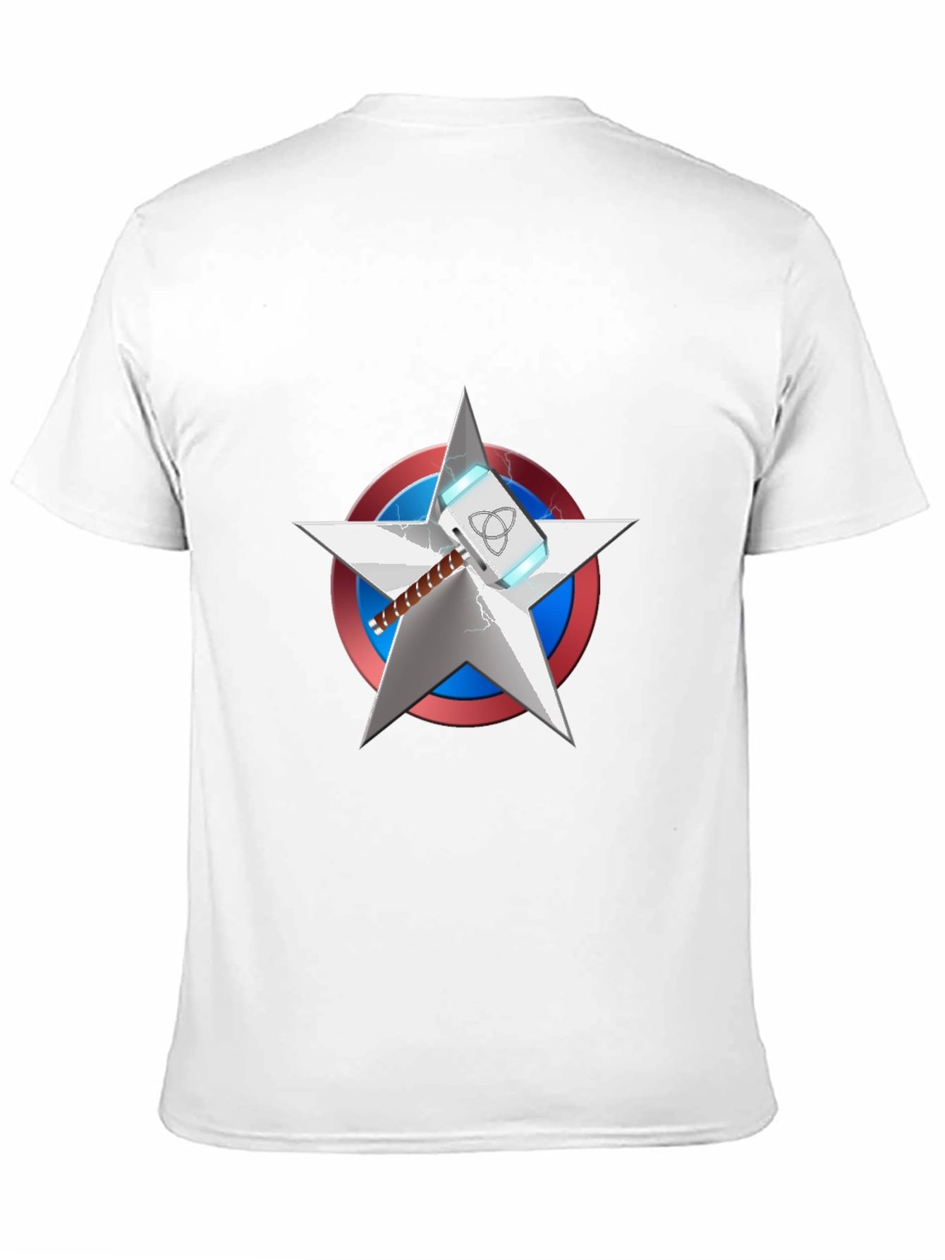 Superhero Mashup T-Shirt - Captain America & Thor