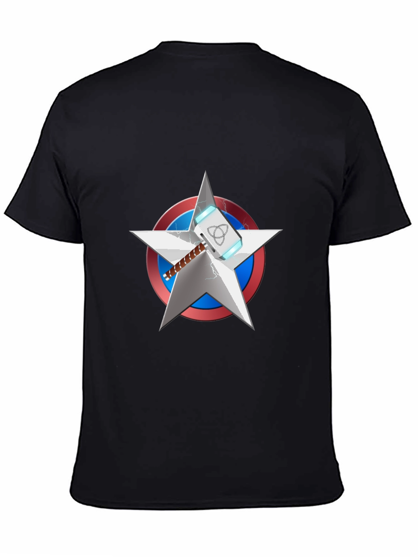 Superhero Mashup T-Shirt - Captain America & Thor