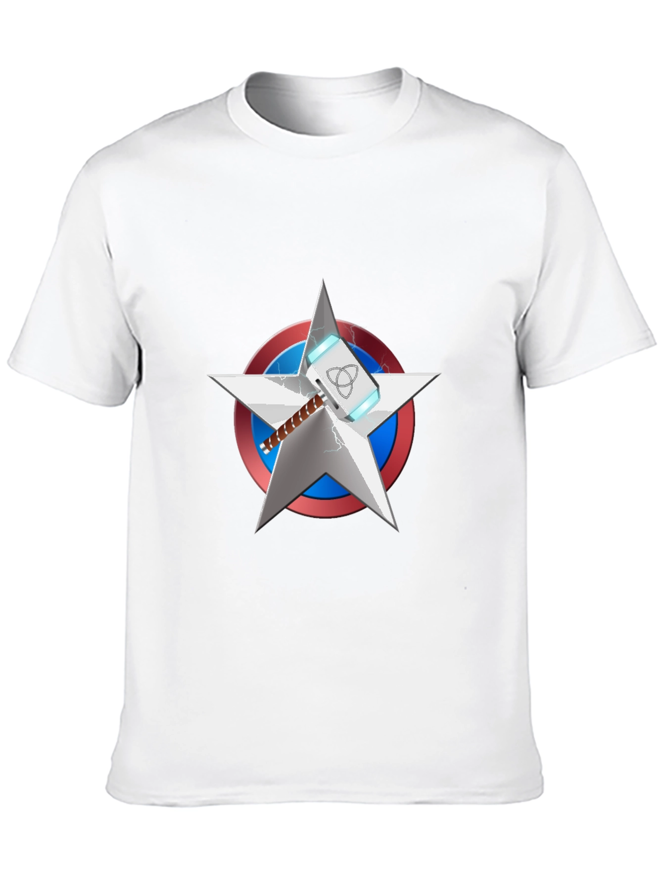 Superhero Mashup T-Shirt - Captain America & Thor