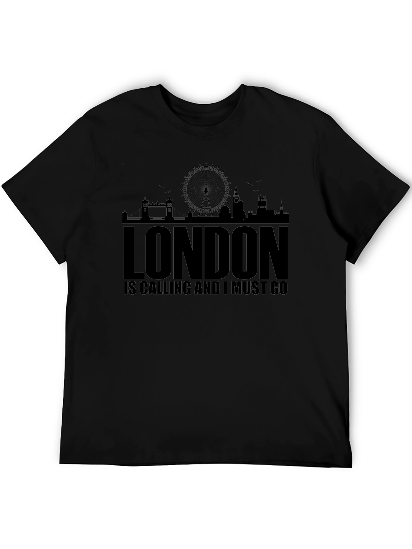 London Calling Mens Black T-Shirt