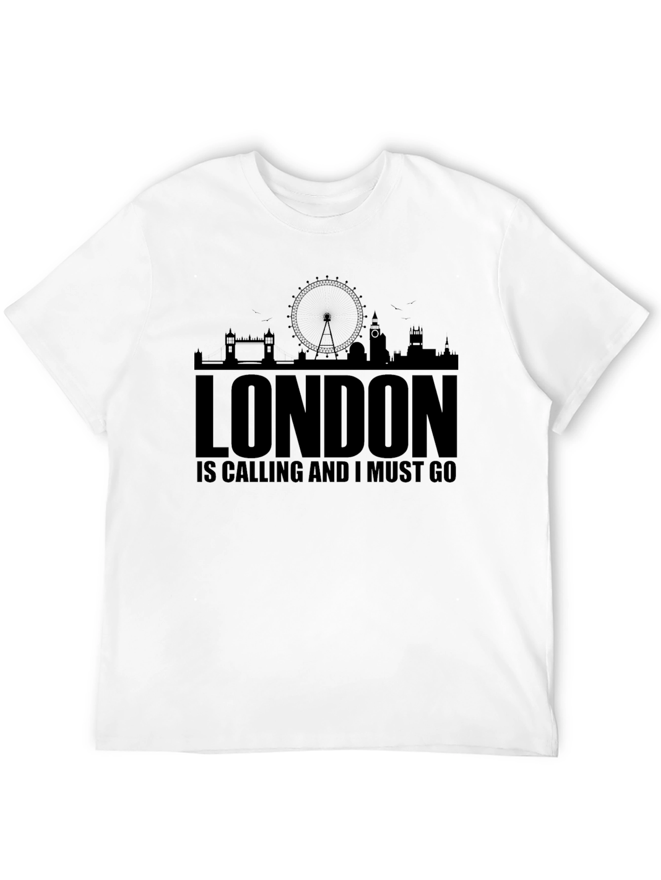 London Calling Mens Black T-Shirt