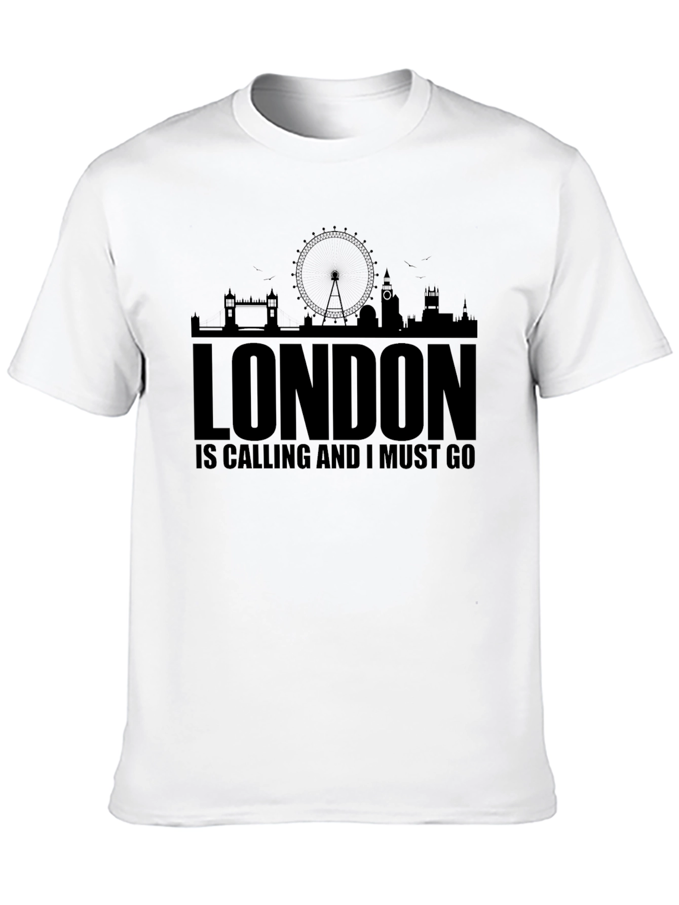 London Calling Mens Black T-Shirt