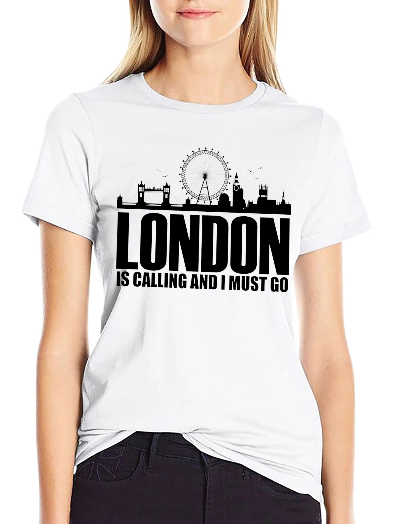 London Calling Mens Black T-Shirt