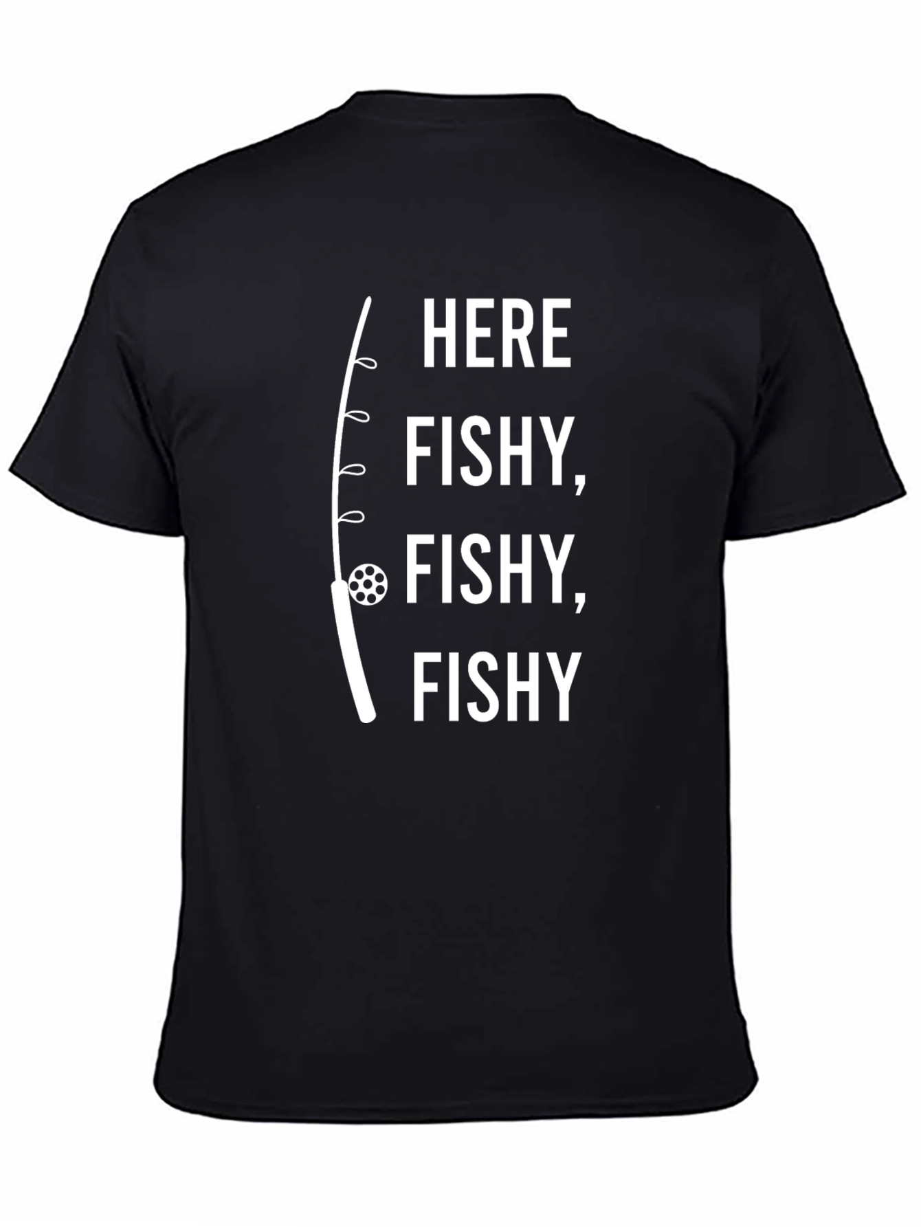 Here Fishy Fishy Funny Fishing T-Shirt