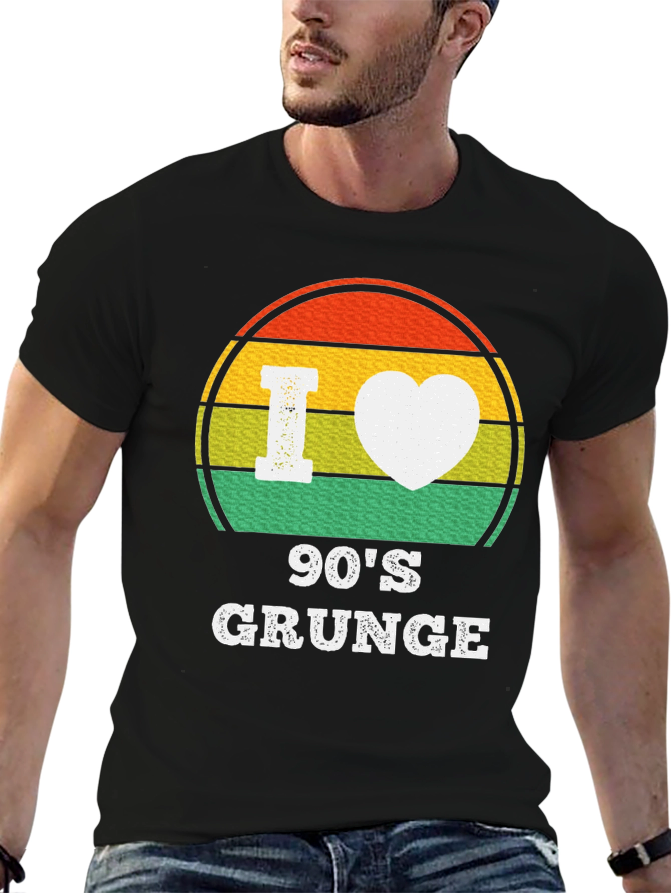 I Heart 90s Grunge T-Shirt - Retro Style