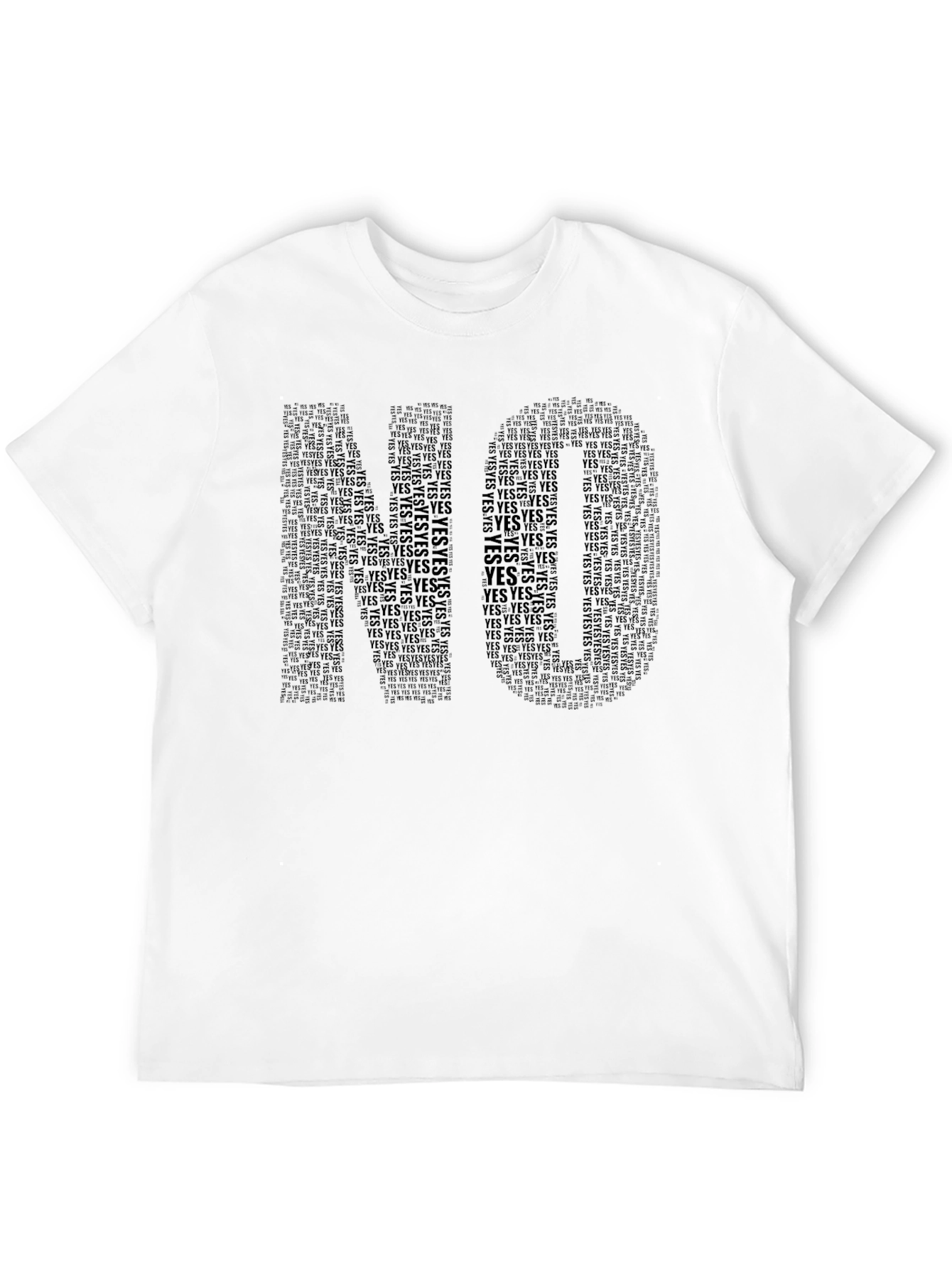 Word Art NO T-Shirt