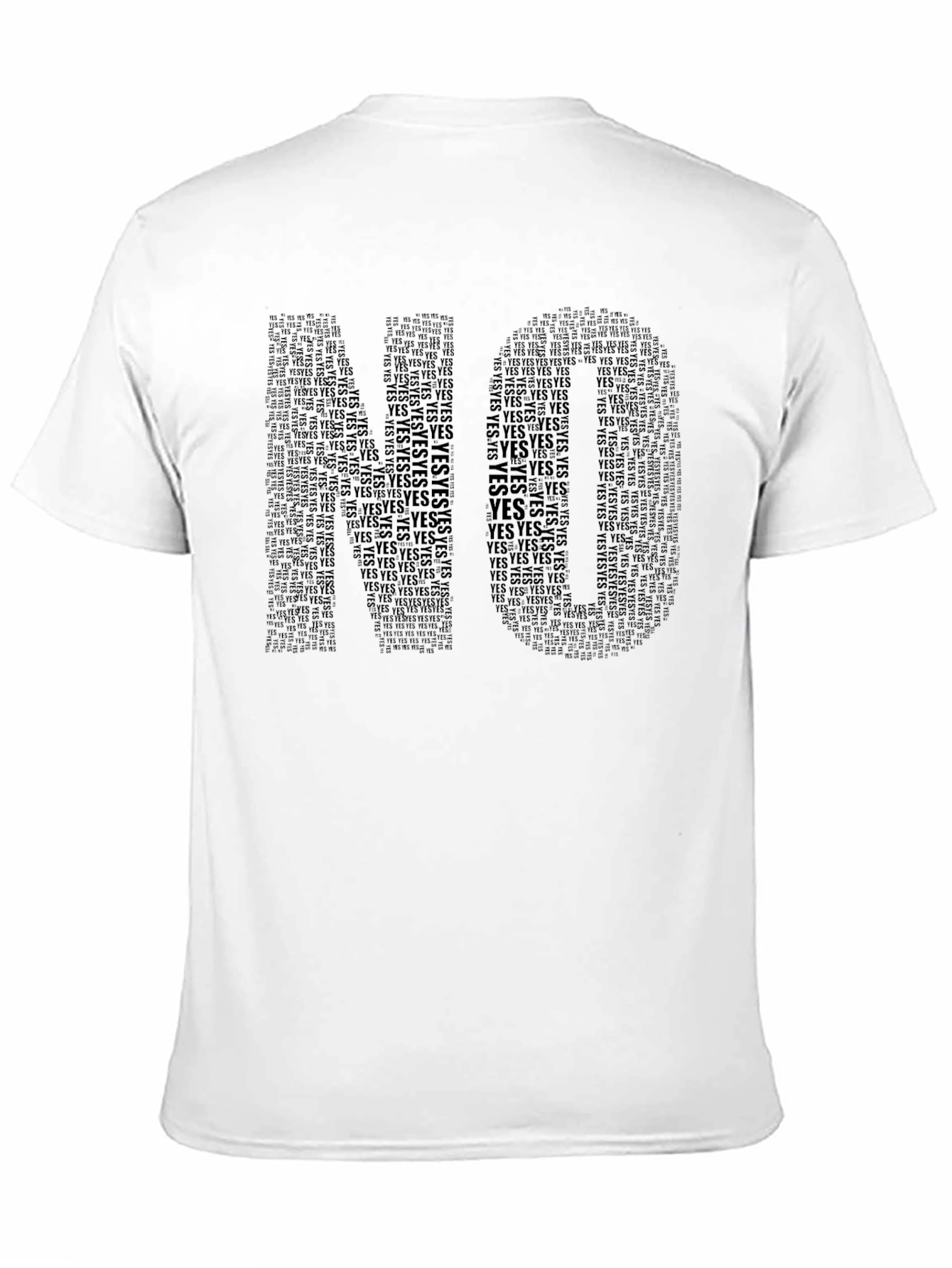Word Art NO T-Shirt