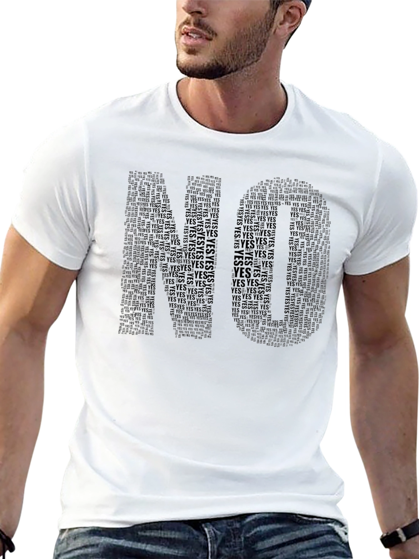 Word Art NO T-Shirt