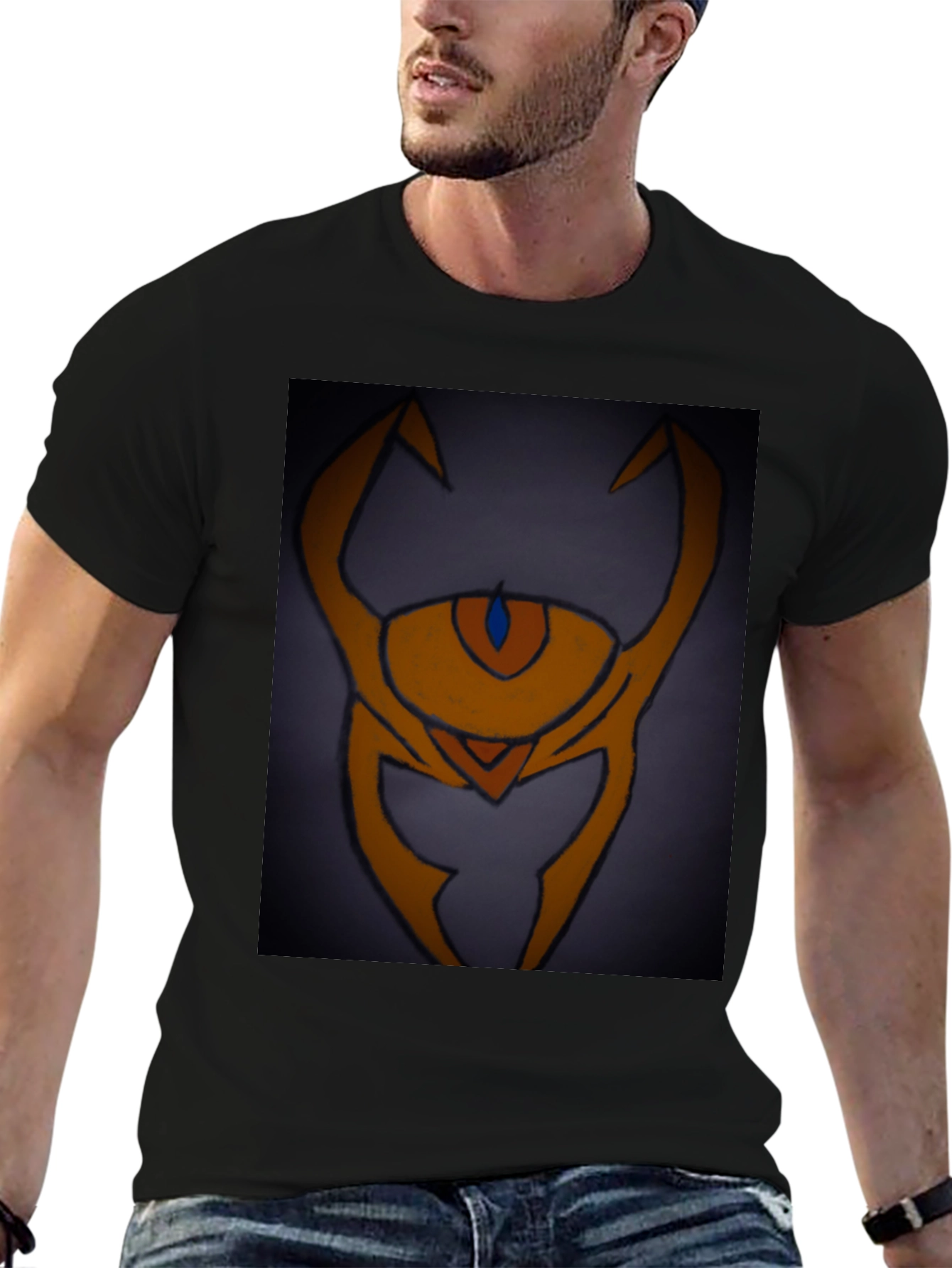 Loki Helmet Graphic Black T-Shirt