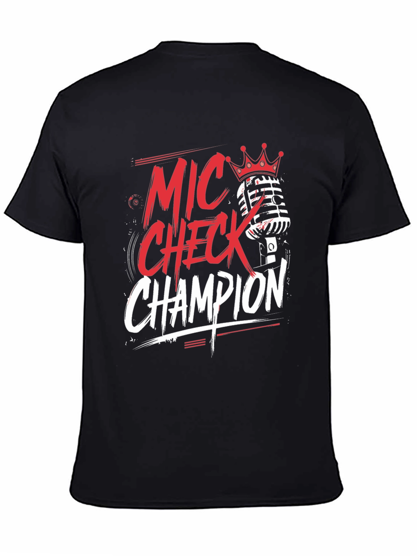 Mic Check Champion Graphic T-Shirt