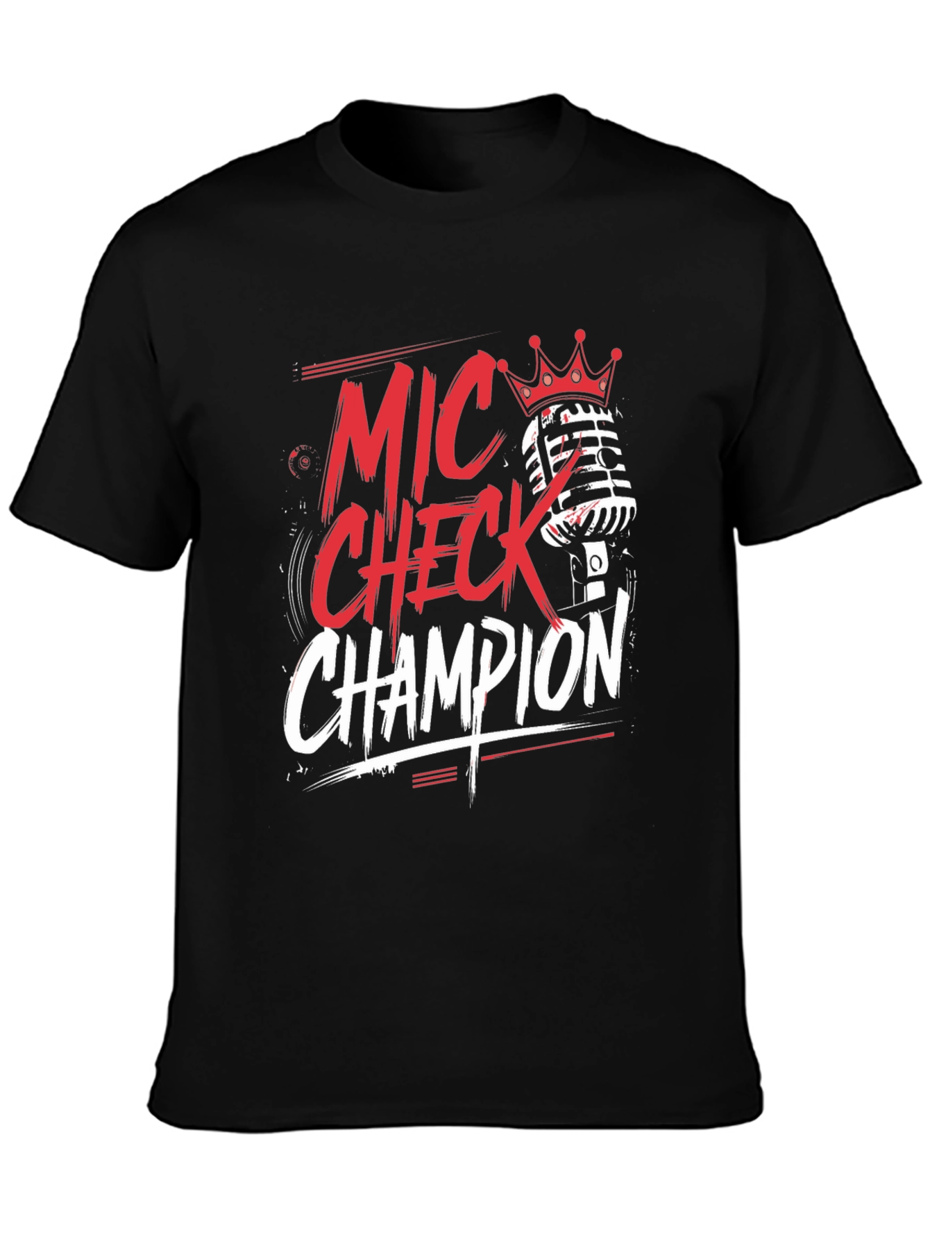 Mic Check Champion Graphic T-Shirt