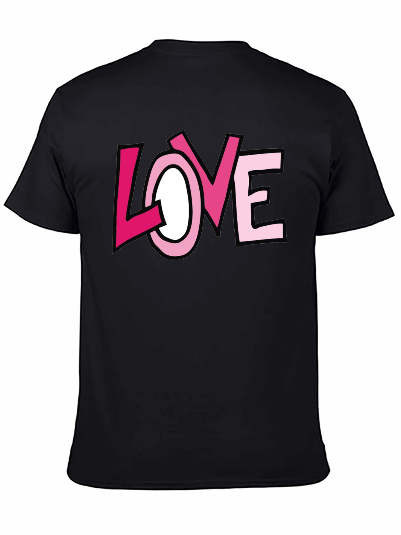 Love Graphic Black T-Shirt | Trendy Valentines Day Apparel