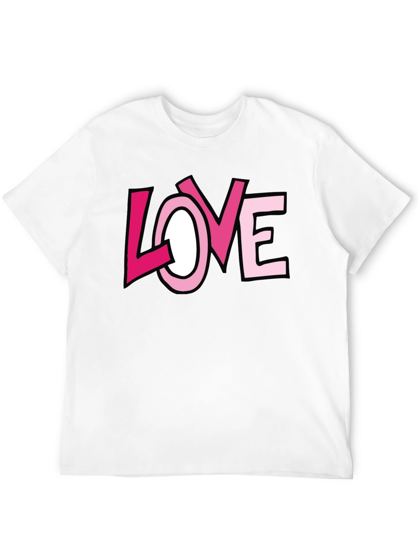 Love Graphic Black T-Shirt | Trendy Valentines Day Apparel
