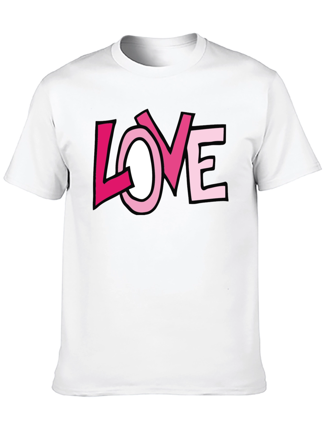 Love Graphic Black T-Shirt | Trendy Valentines Day Apparel
