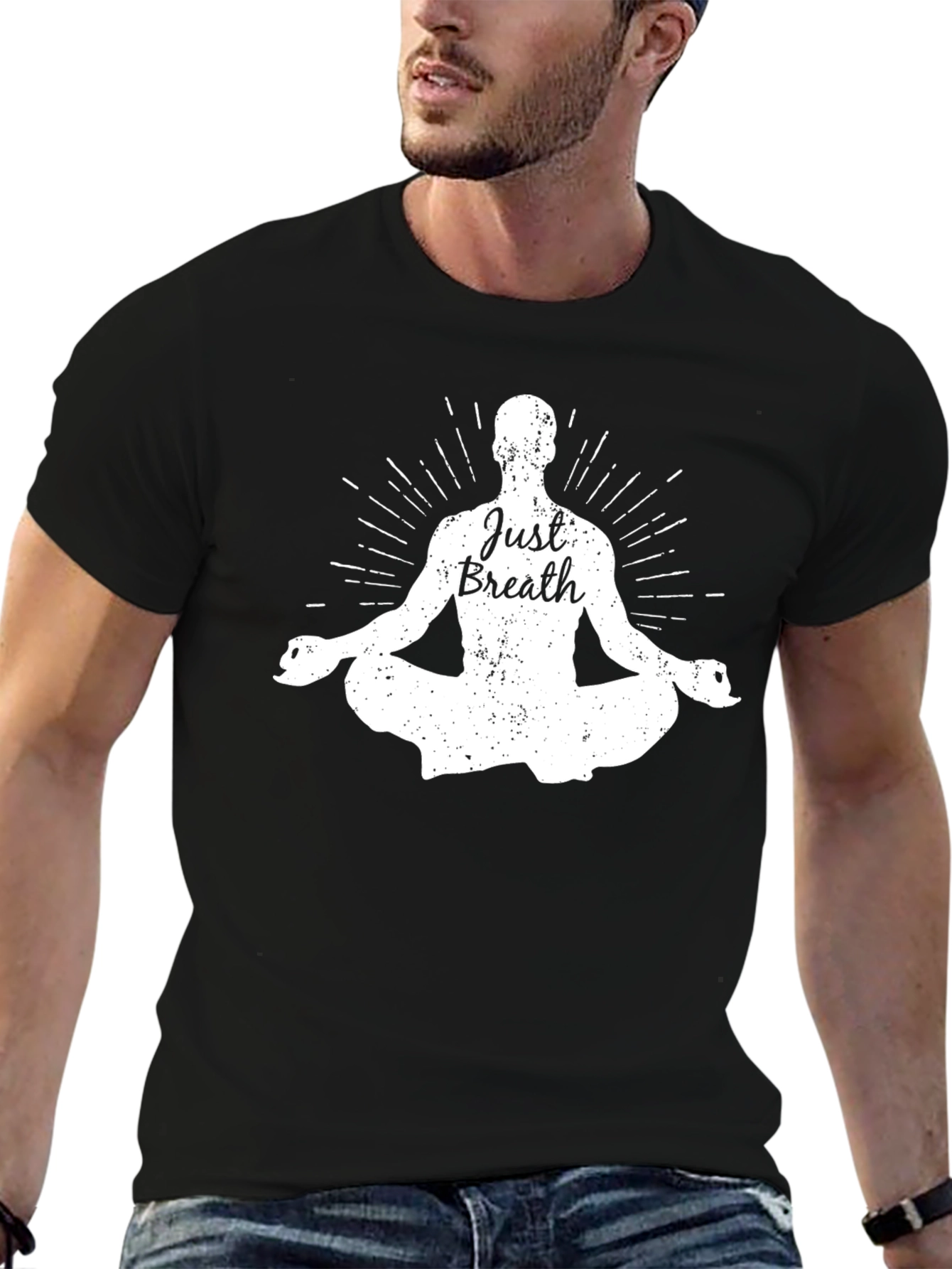 Just Breath Yoga Meditation T-Shirt