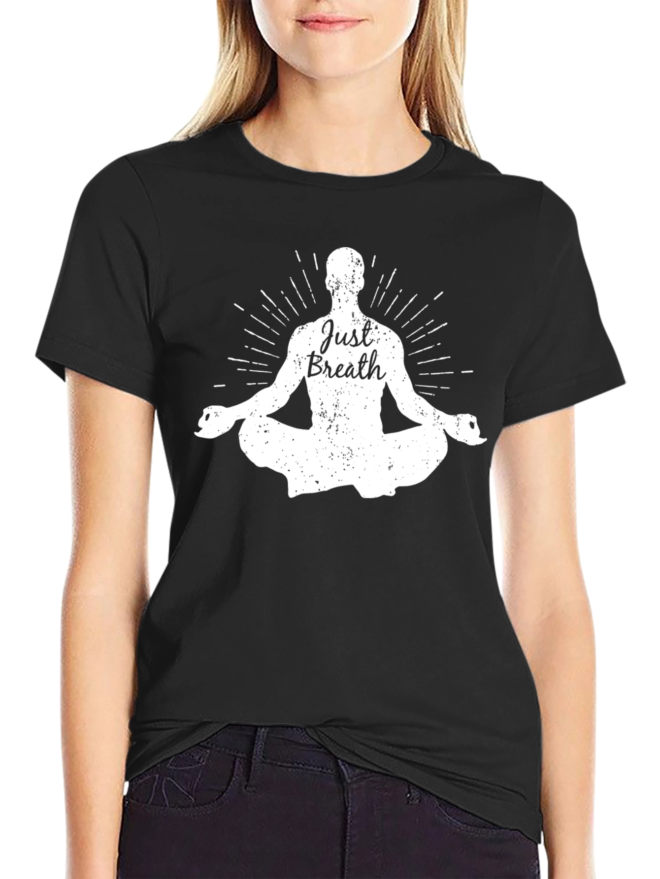 Just Breath Yoga Meditation T-Shirt
