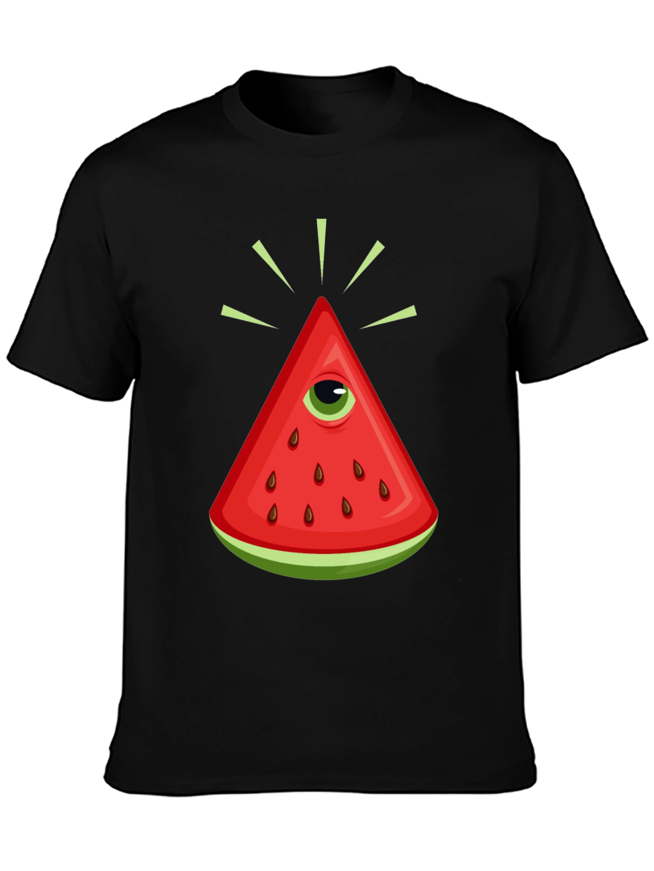 Watermelon Eye Graphic Tee - Unique Design