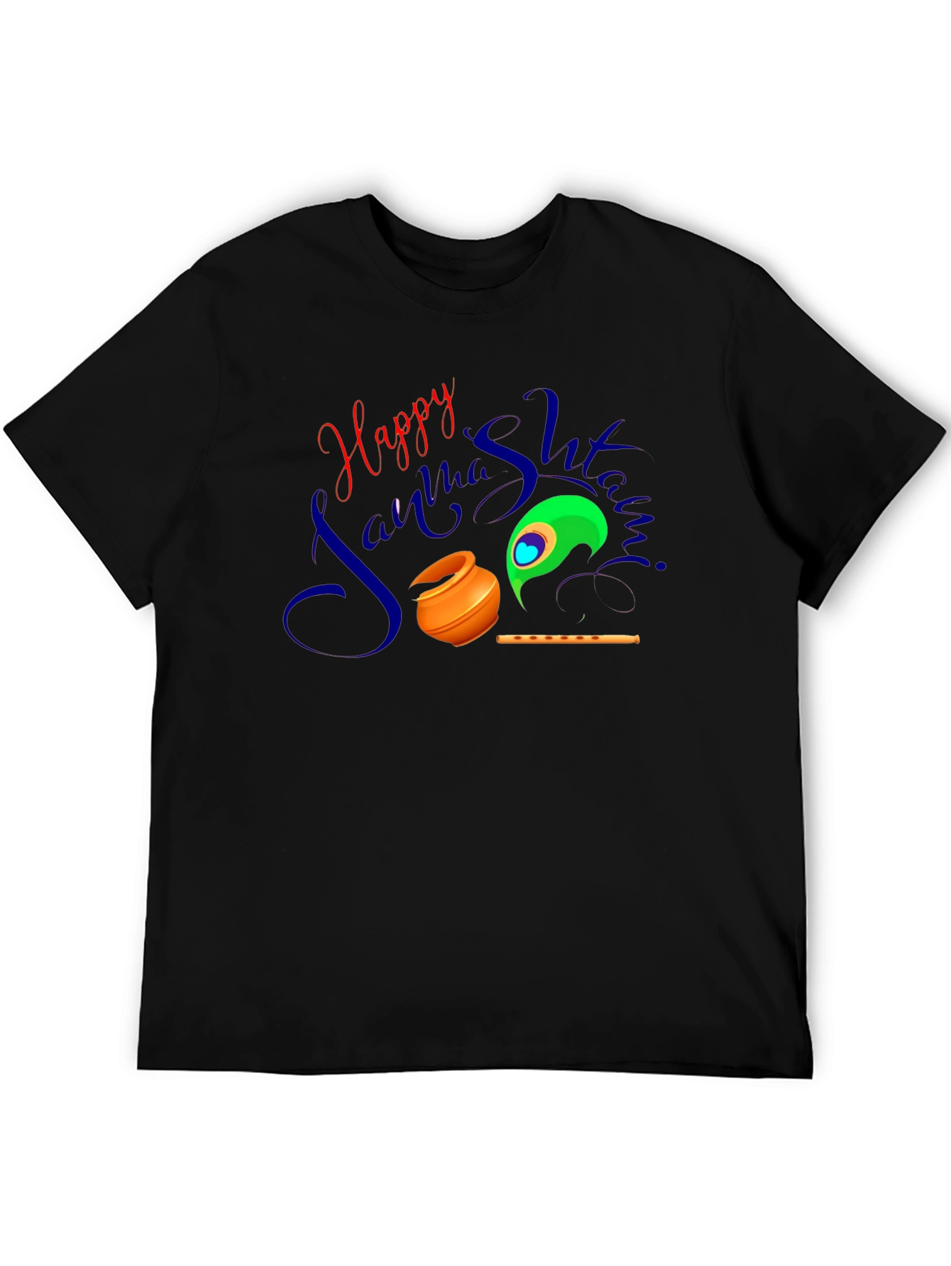 Happy Janmashtami Graphic T-Shirt