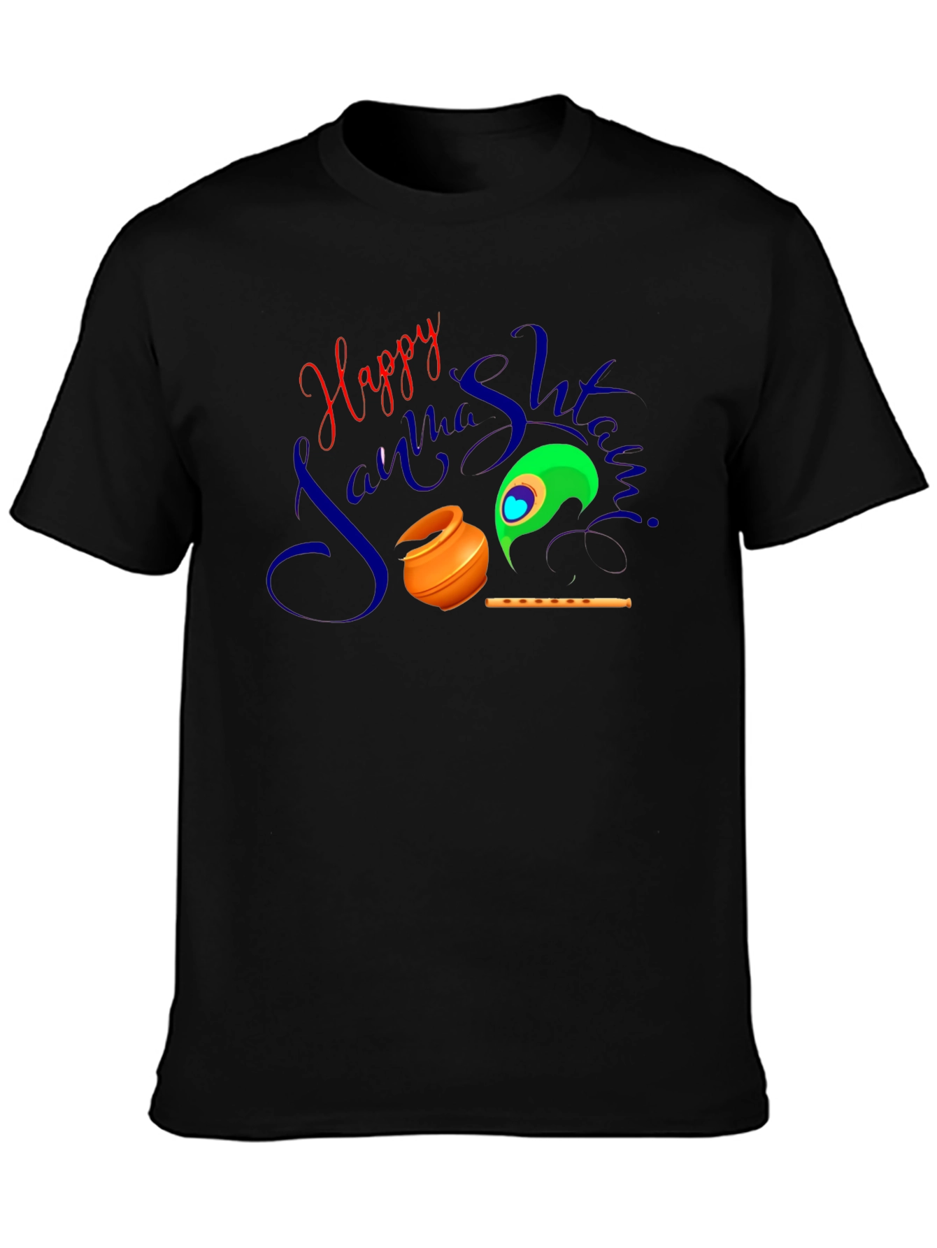 Happy Janmashtami Graphic T-Shirt