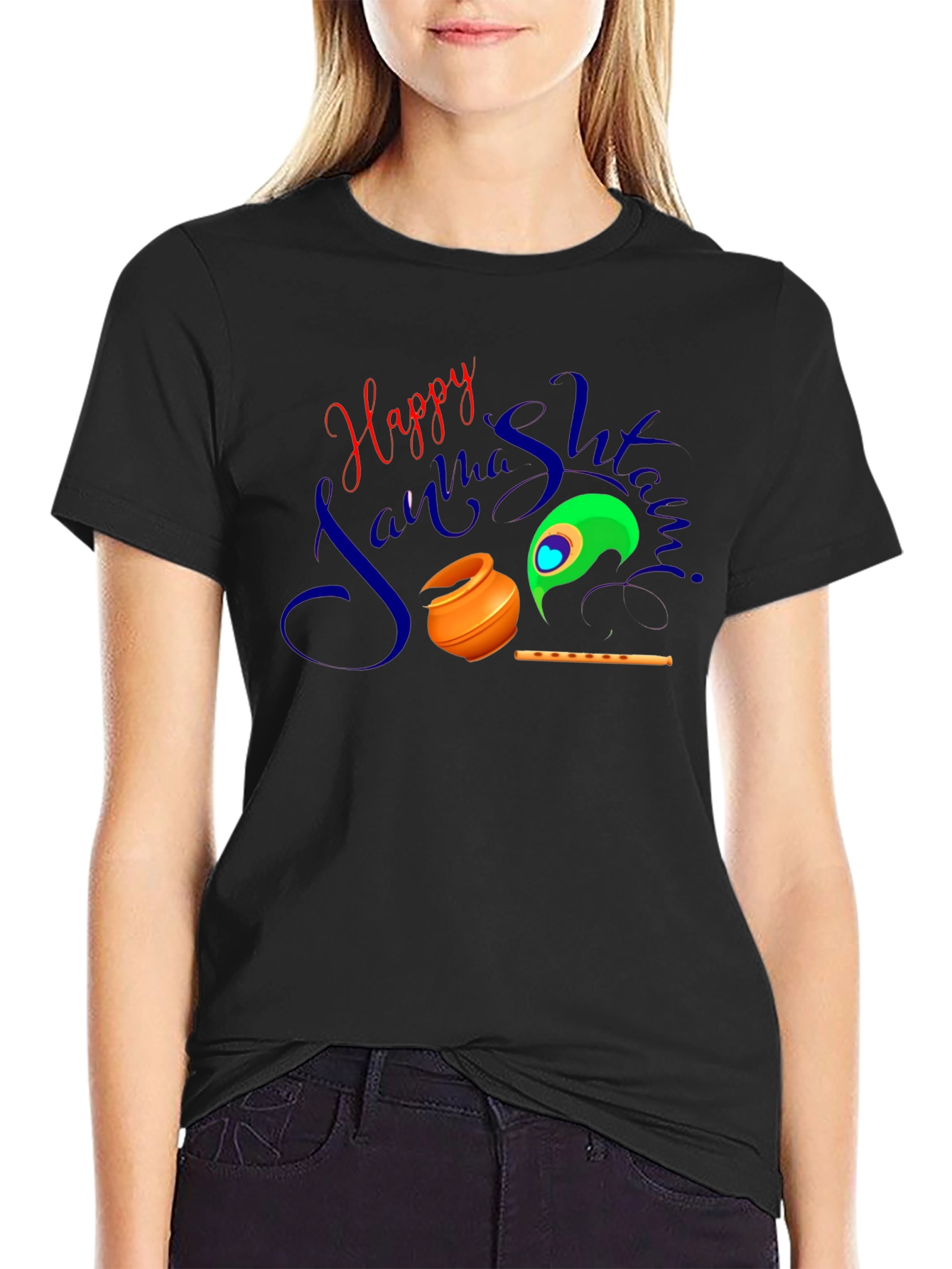 Happy Janmashtami Graphic T-Shirt