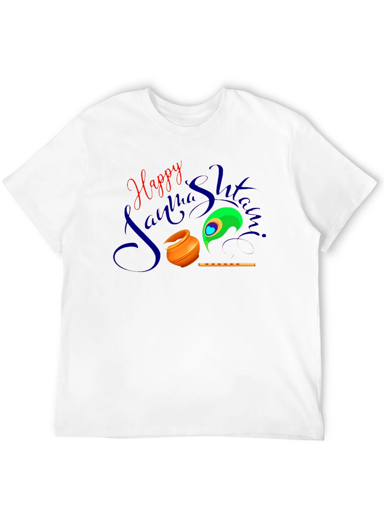 Happy Janmashtami Graphic T-Shirt