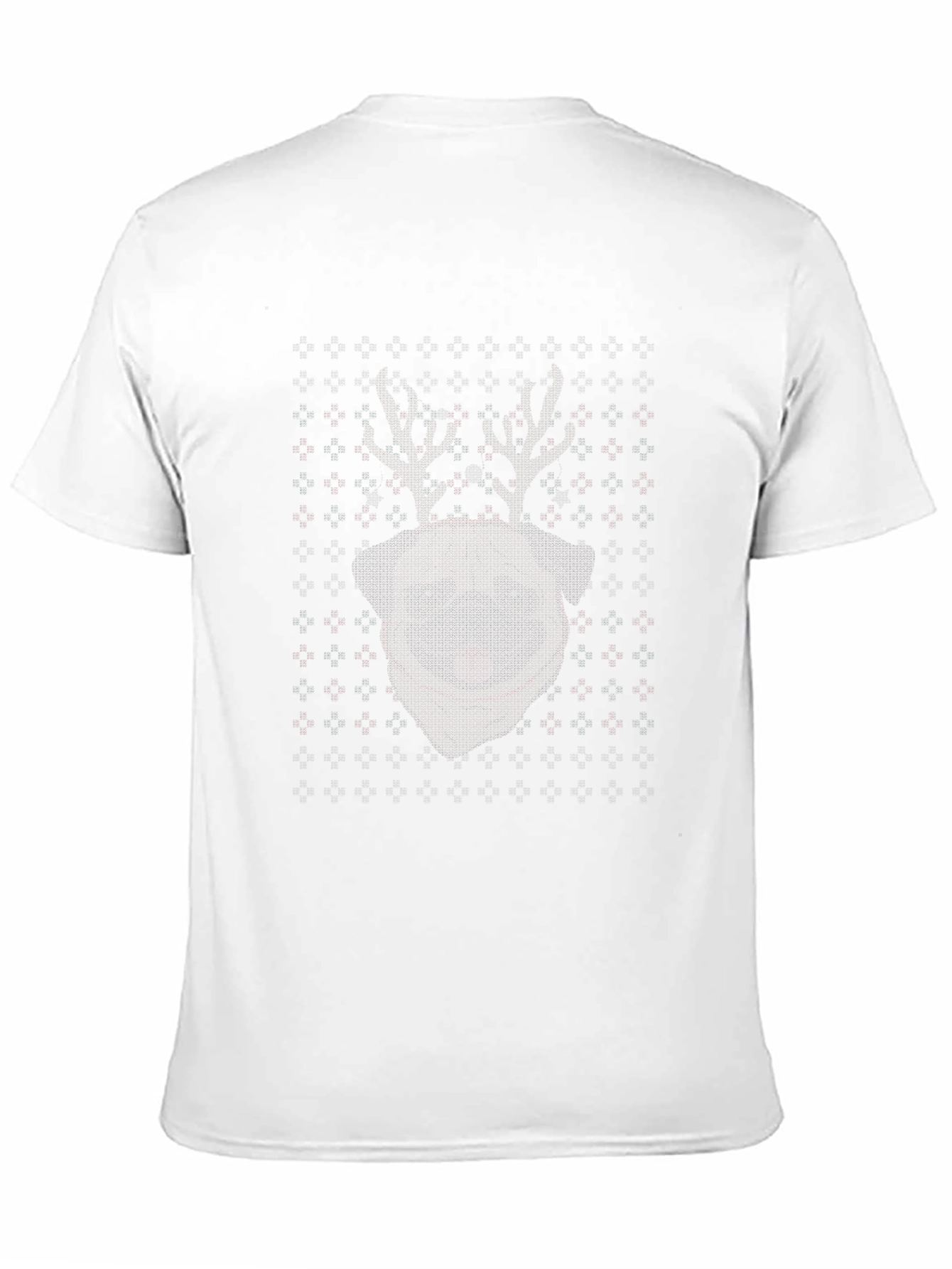 Masked Reindeer Ugly Christmas T-Shirt