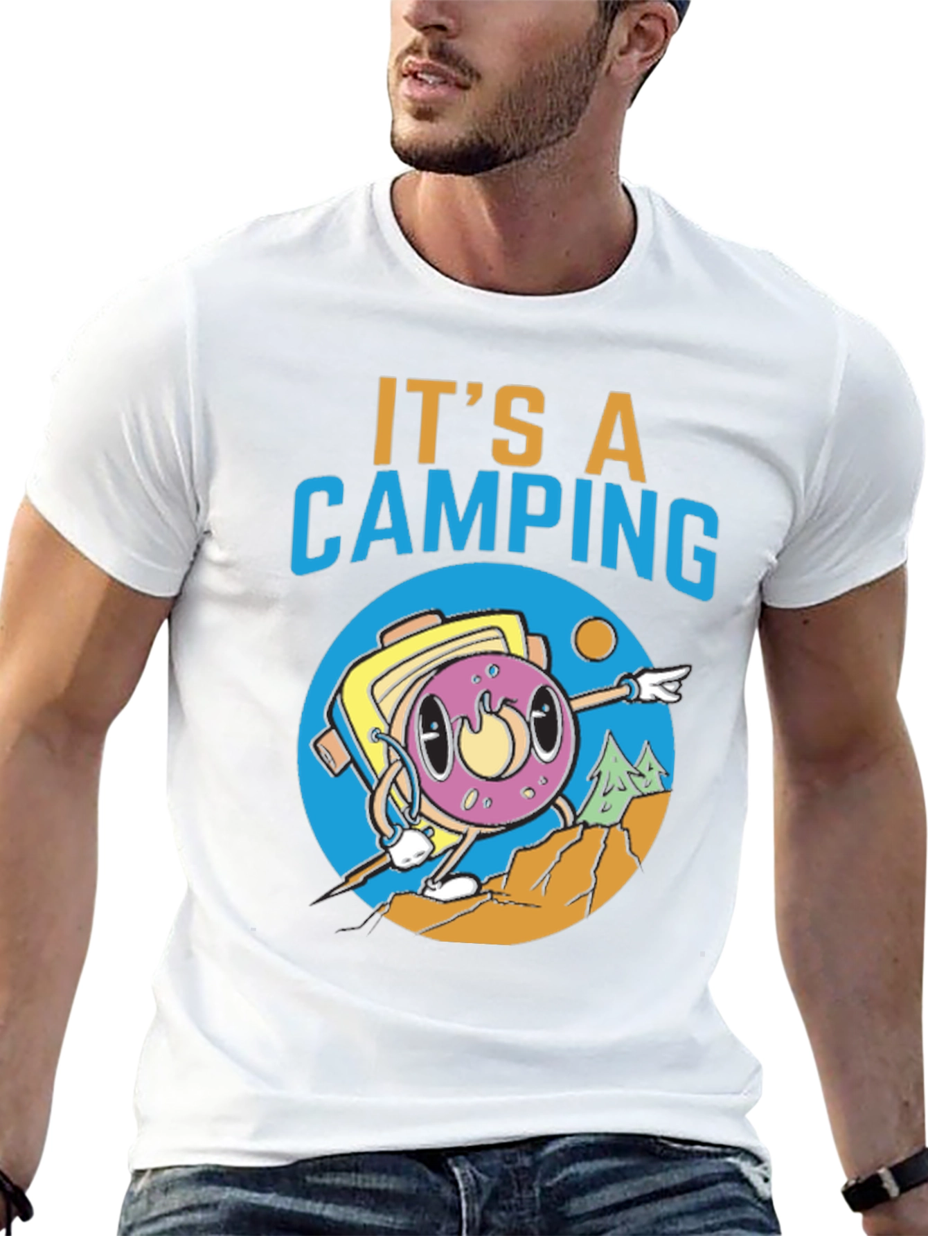 Camping Donut Adventure T-Shirt