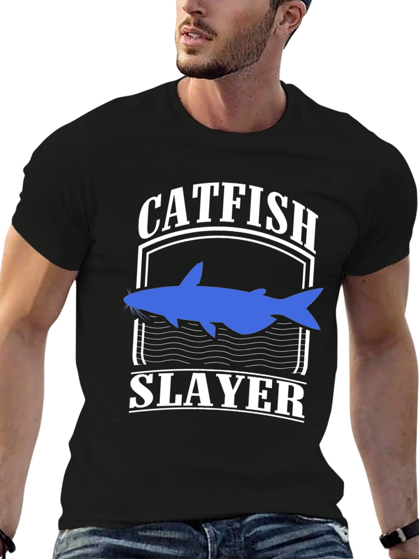 Catfish Slayer Graphic T-Shirt