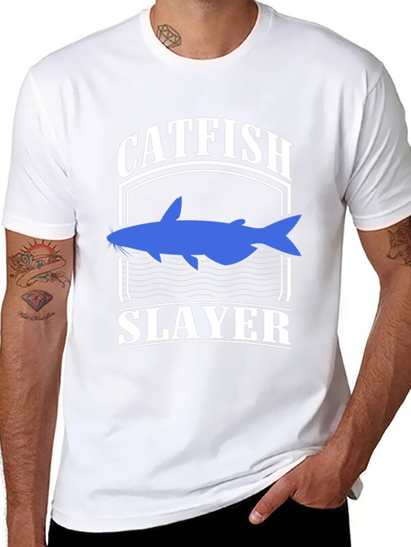Catfish Slayer Graphic T-Shirt